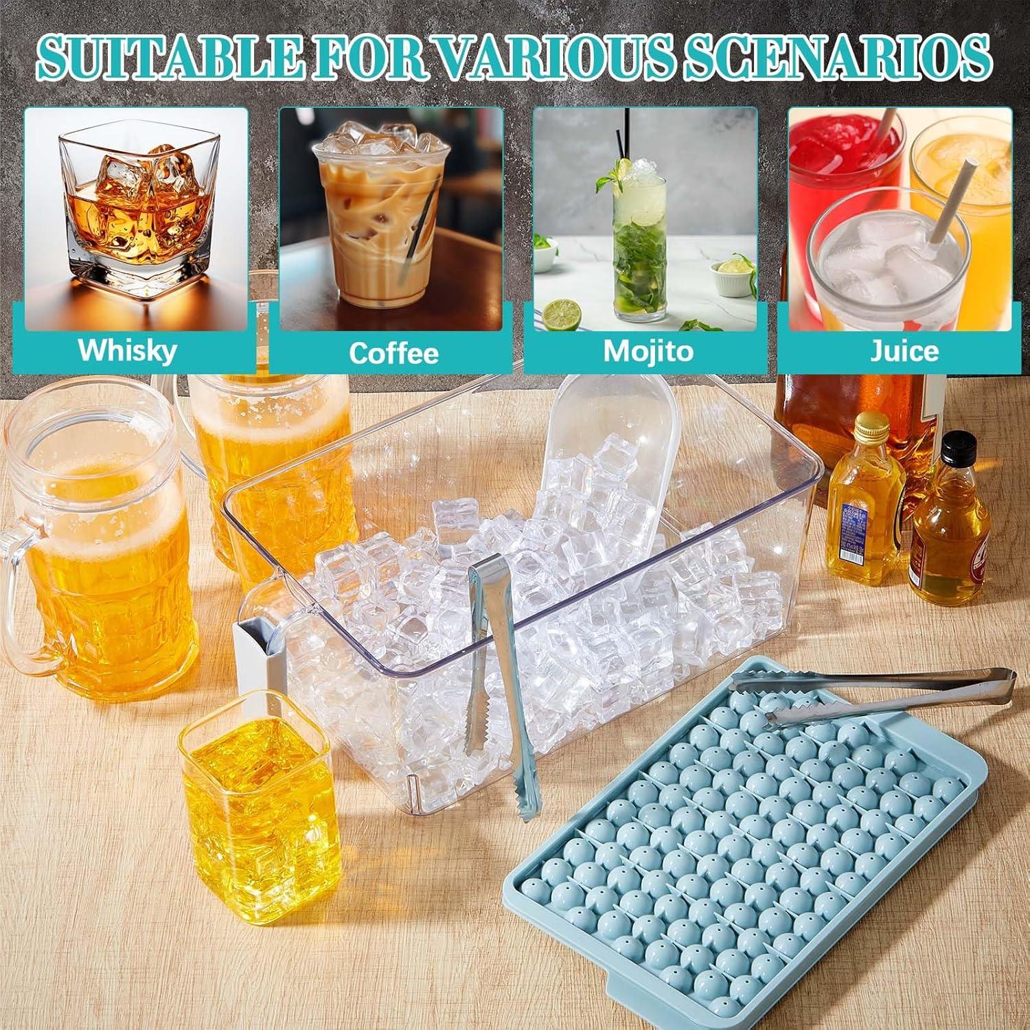 Contenedor de Hielo Havawish 10 Pcs con Moldes y Cucharas