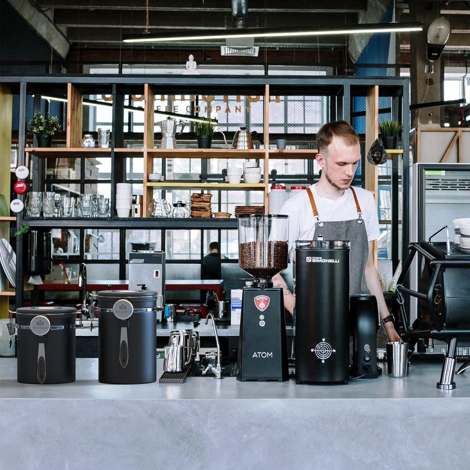 Contenedor Hermético de Café Miscedence 620g Acero Inoxidable