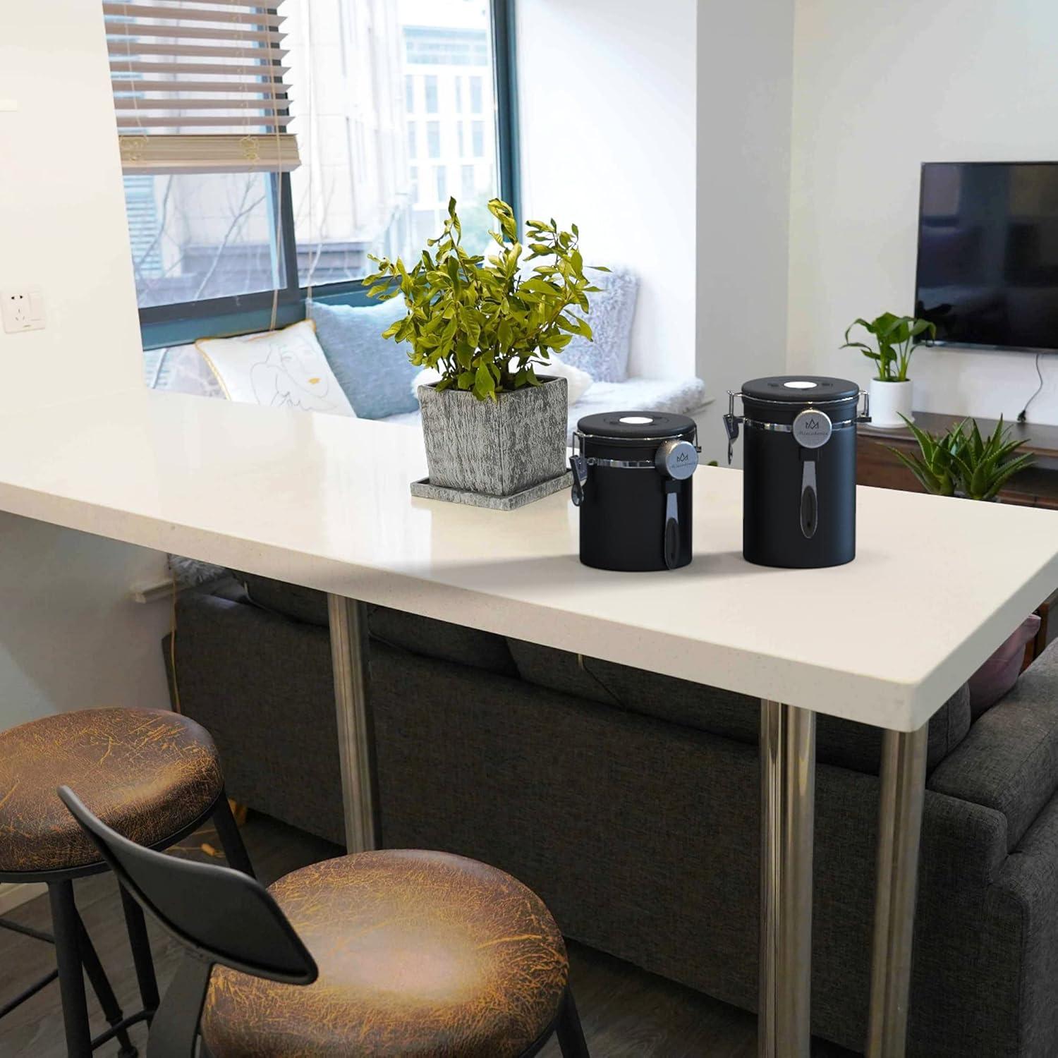 Contenedor Hermético de Café Miscedence 620g Acero Inoxidable