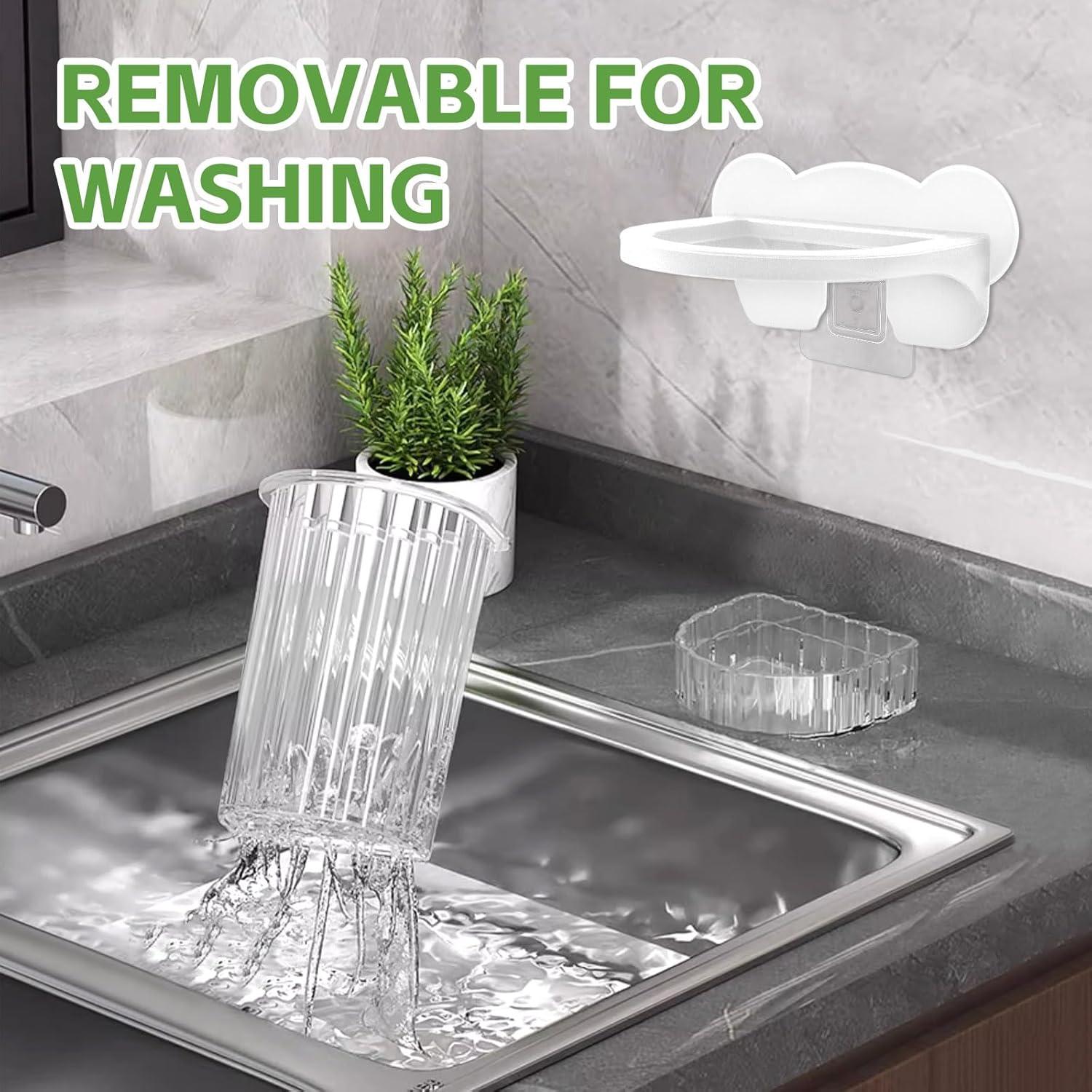 Cuchara de Hielo con Soporte Yitexin - Plástico Blanco Multifuncional