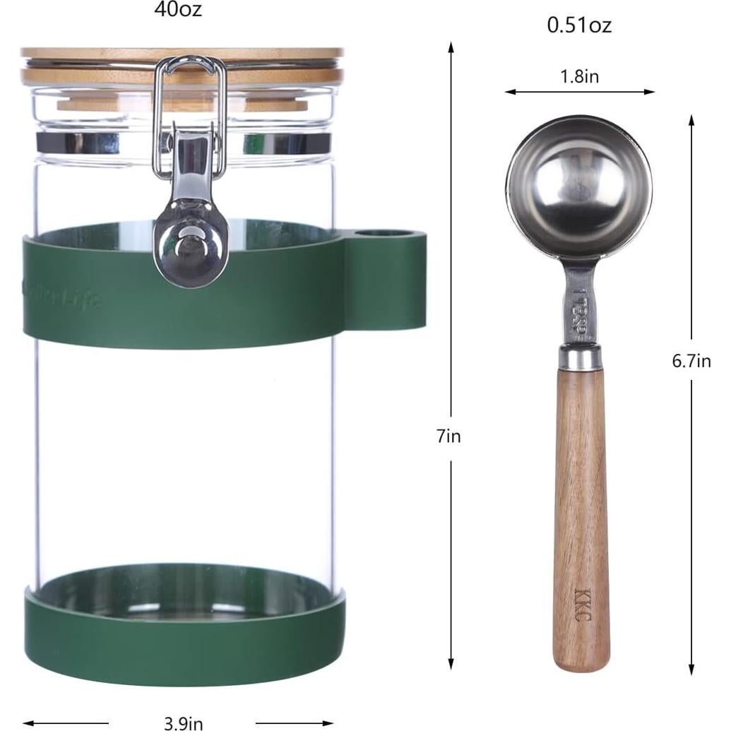 Contenedor de Almacenamiento de Granos KKC 1200 ml Hermético