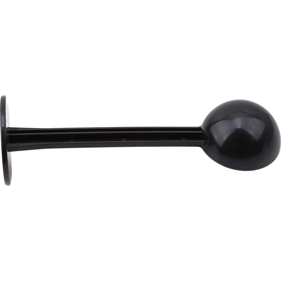 Cuchara de café 2-en-1 Sluswallow negra con prensador y medidor