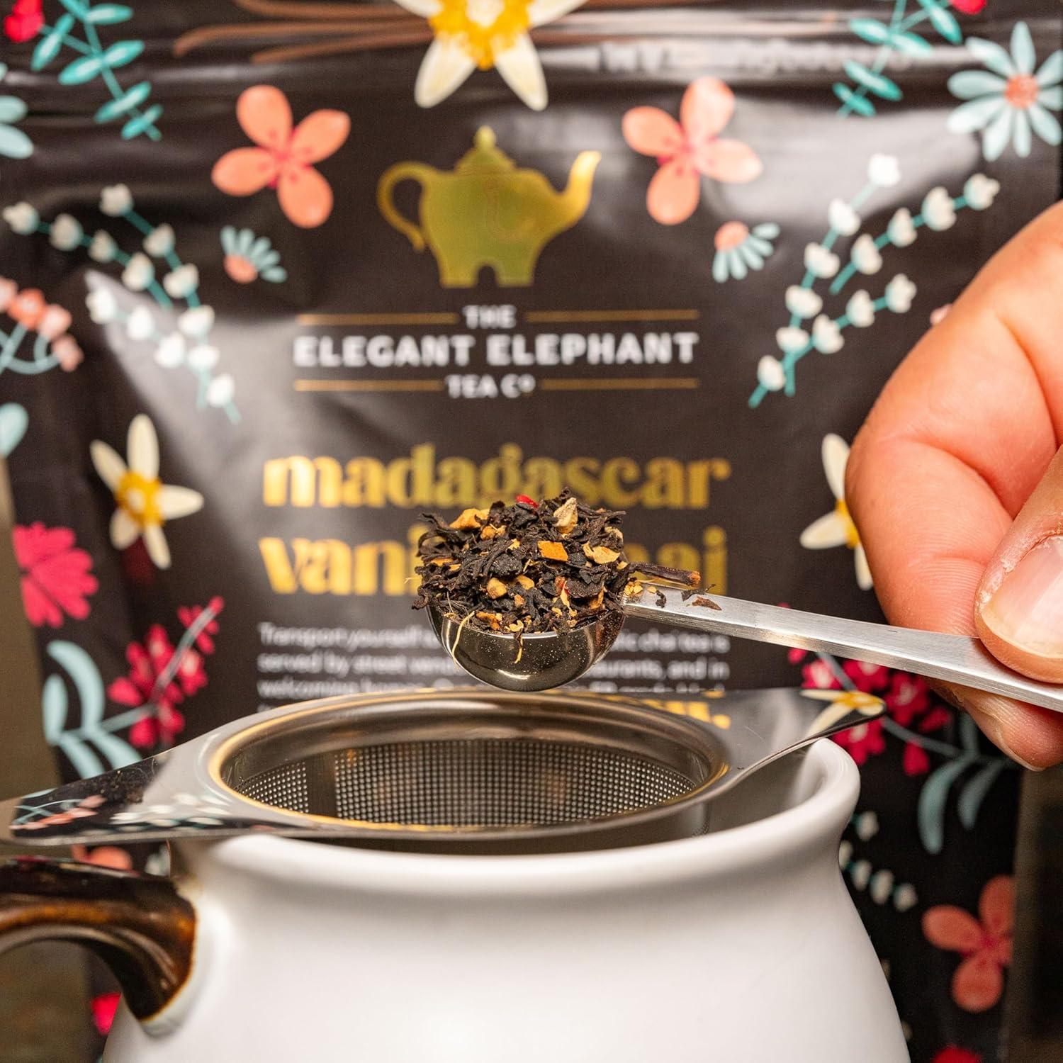 Cuchara de Té Premium El Elefante Elegante - Acero Inoxidable 18/8