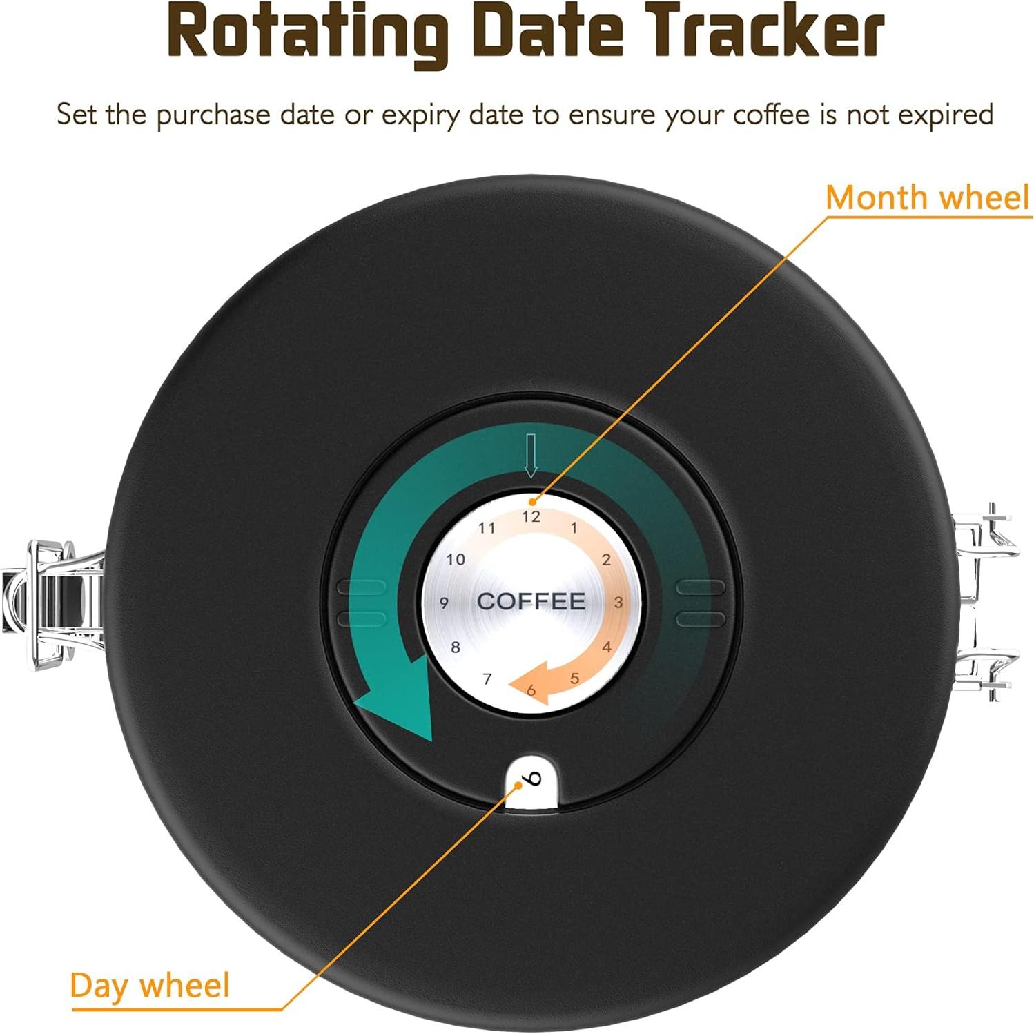 Tarro de Café Hermético Miscedence 35oz Acero Inoxidable Rosa