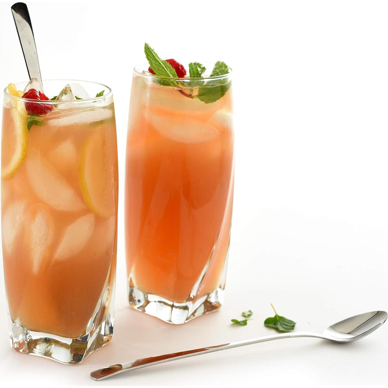 Cucharas de Té Helado Norpro de Acero Inoxidable, Set 2 Piezas