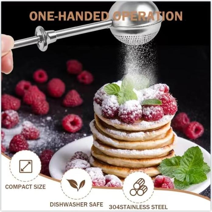 Colador de Té Acero Inoxidable 2 Piezas Infusor Multifuncional