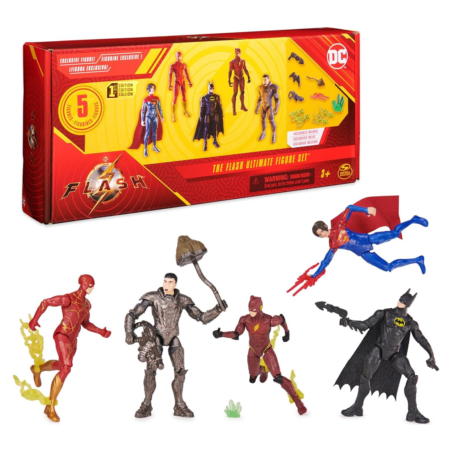 Figuras de Acción The Flash DC Comics 5 Piezas 10,16 cm
