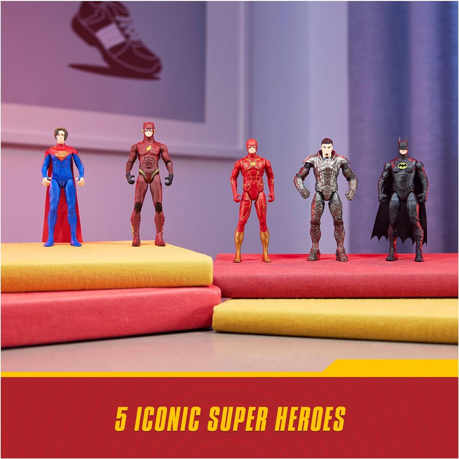 Figuras de Acción The Flash DC Comics 5 Piezas 10,16 cm