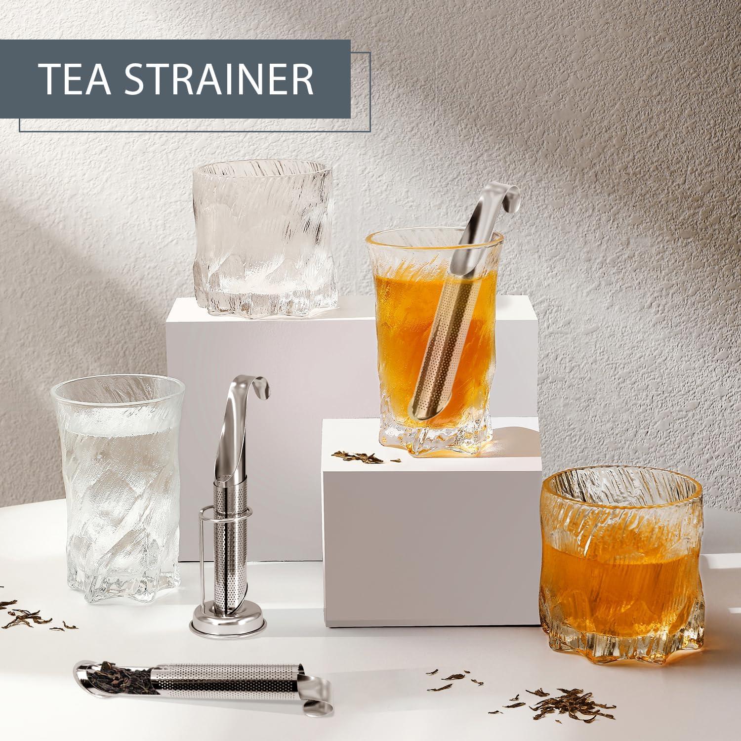 Juego de Infusores de Té de Acero Inoxidable Holyenten - 2 Piezas