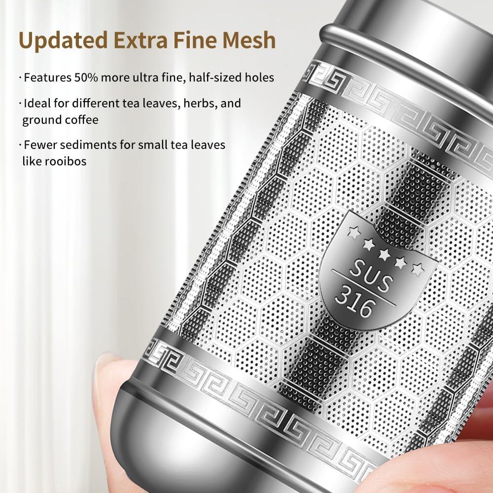 Infusor de Té Suelto BOMANSI BOMS Grande Acero Inoxidable 316