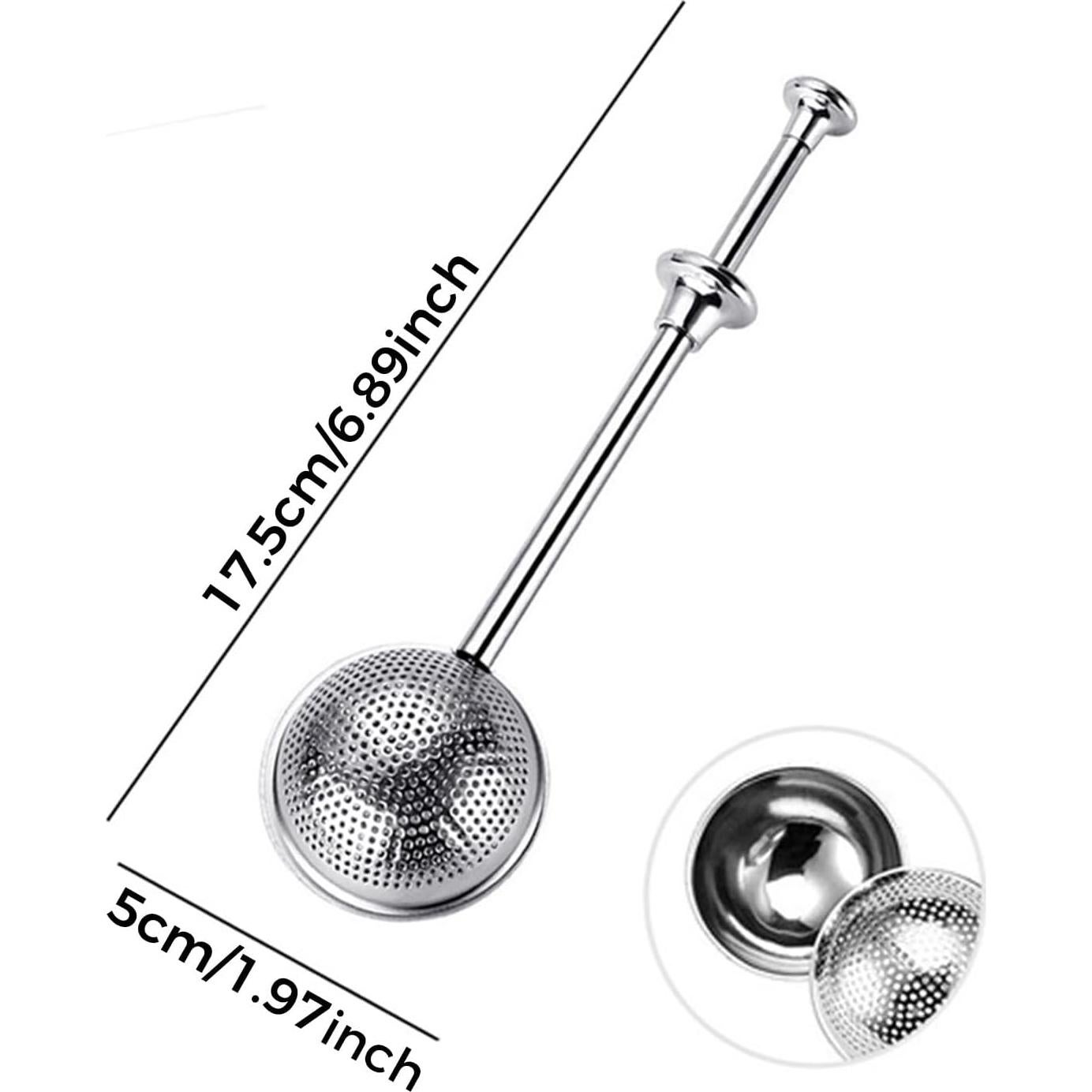 Infusor de Té Acero Inoxidable CCDANSIYUCR Retráctil 81.9g