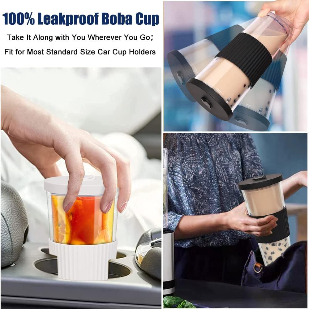 Paquete de 2 Tazas Reutilizables UHAPEER 24oz con Popote