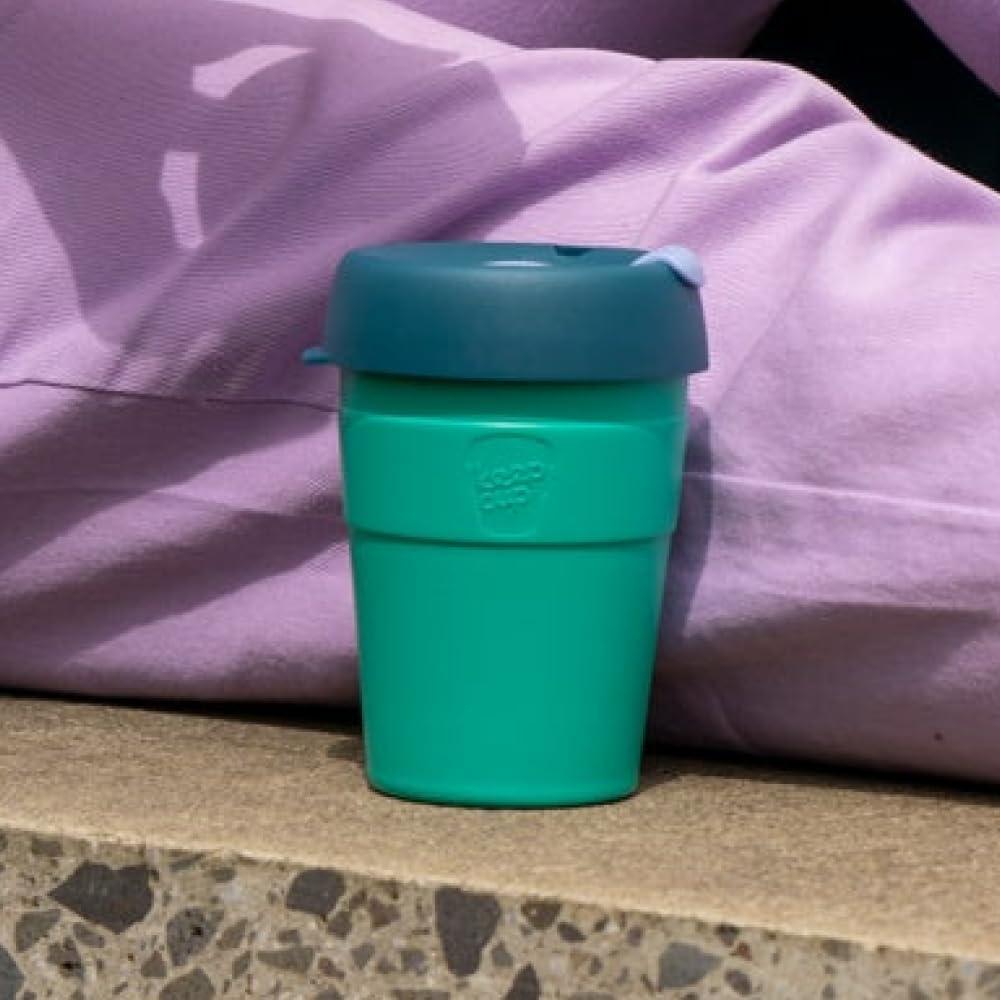 Taza de Café Reutilizable KeepCup 16oz Acero Inoxidable Aislado