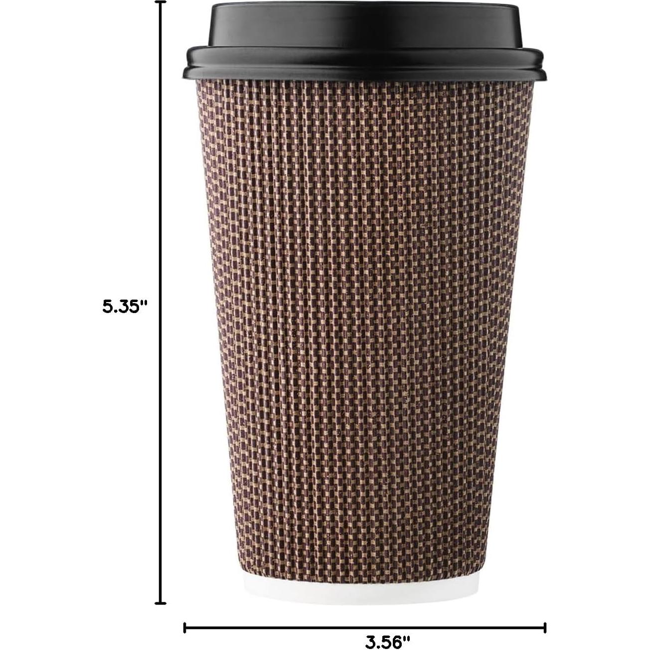 Tazas de café desechables 16 oz Harvest Pack 85 unidades