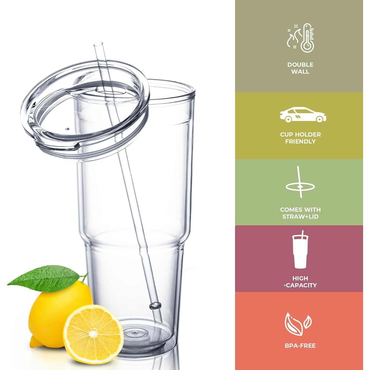 Vasos Térmicos Reutilizables MEWAY 30oz 2 Piezas Doble Pared