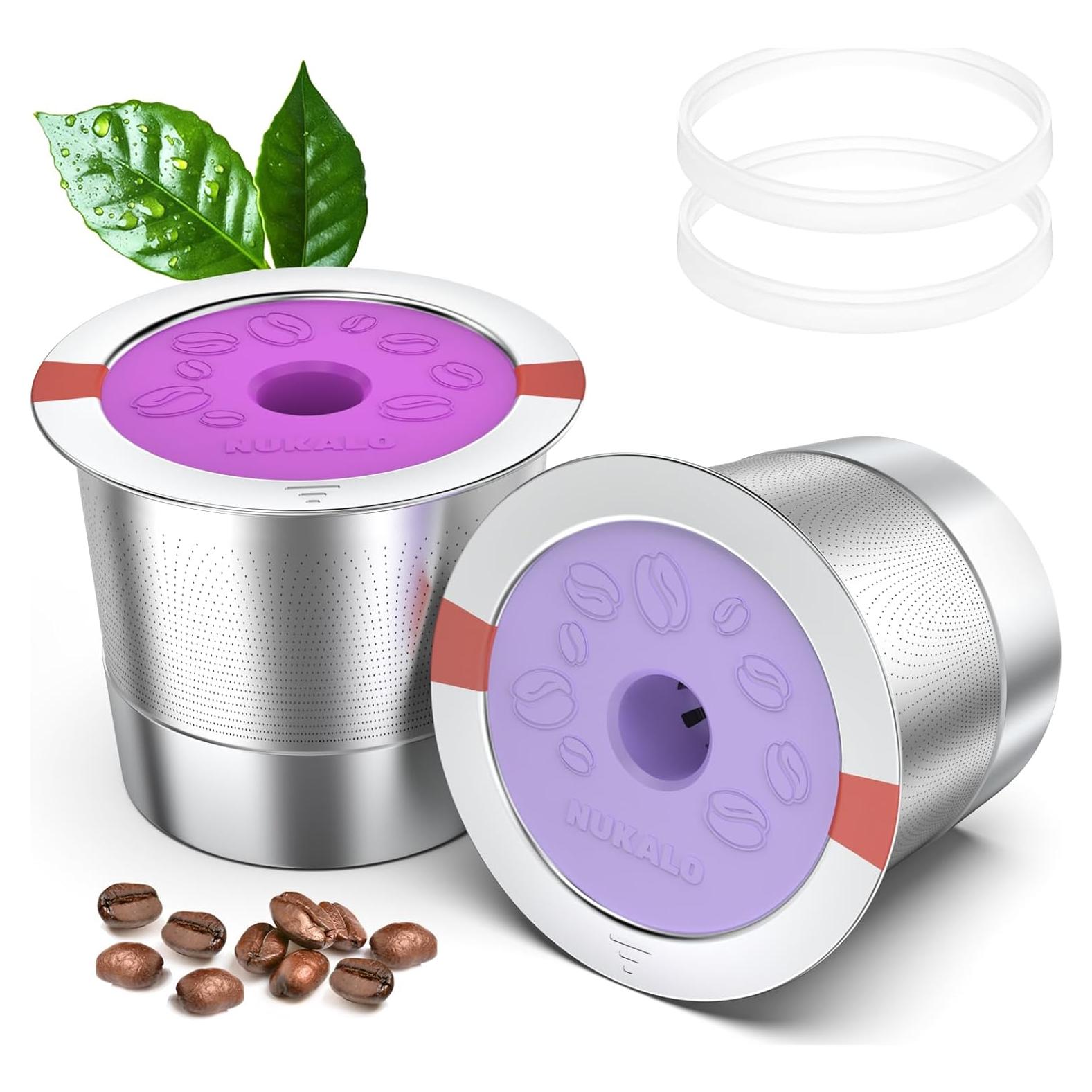 K Cups Reutilizables NUKALO para Cafeteras Keurig 1.0 y 2.0