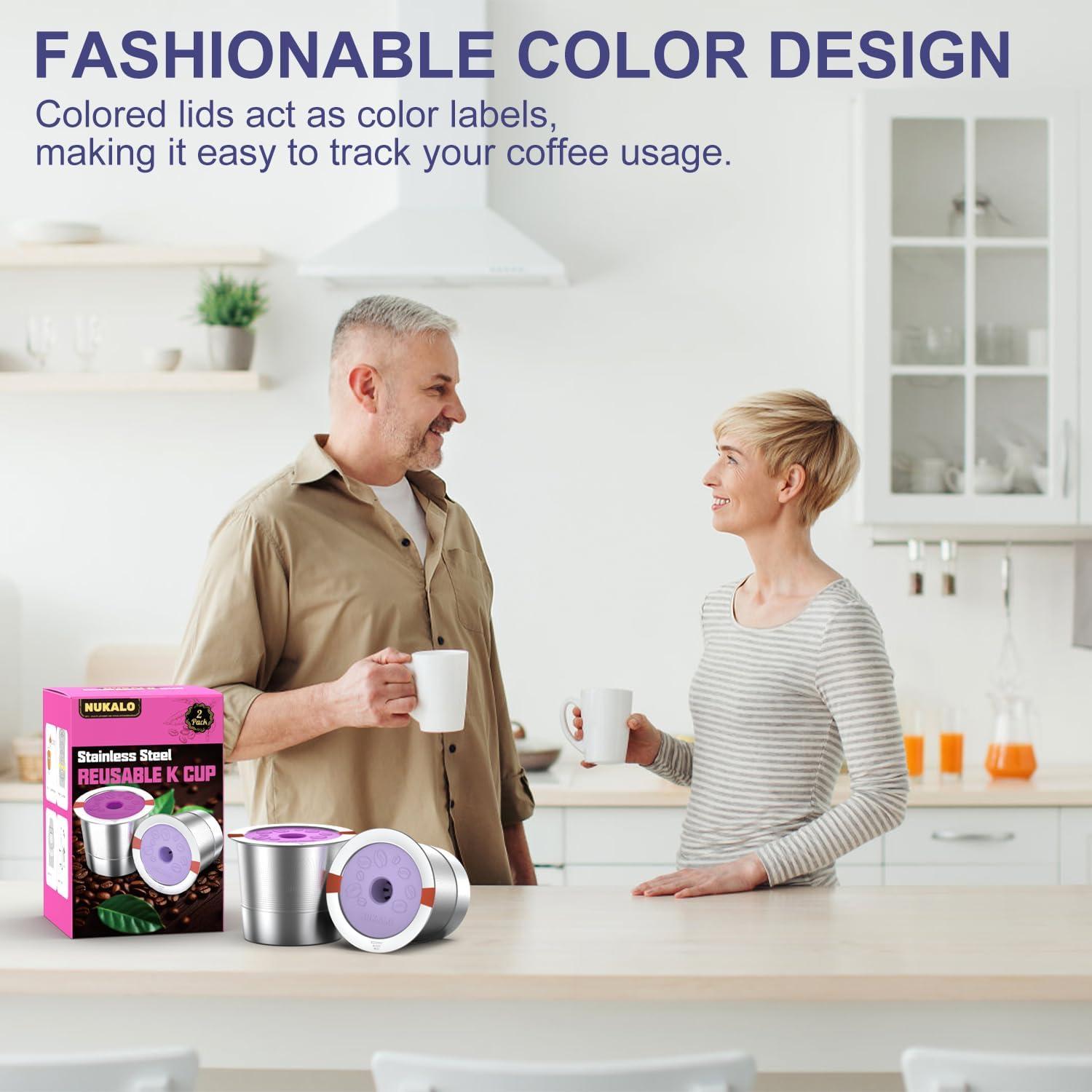 K Cups Reutilizables NUKALO para Cafeteras Keurig 1.0 y 2.0
