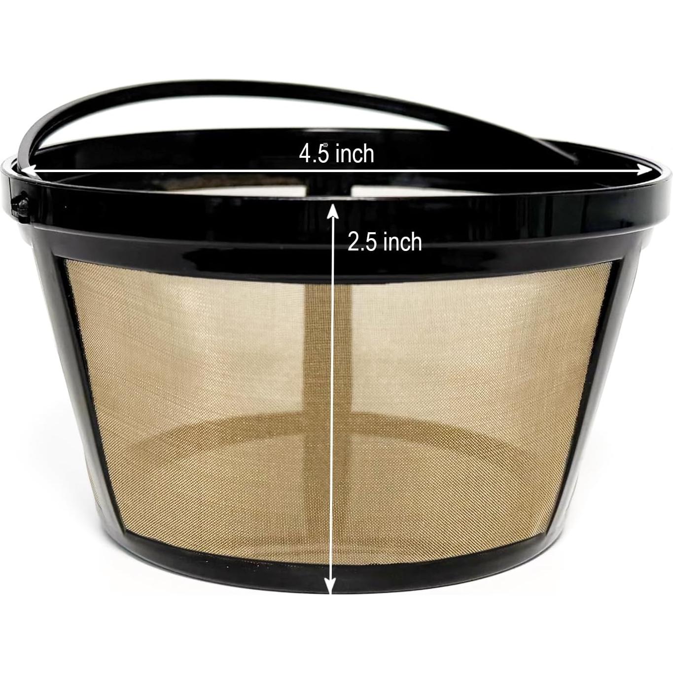 Filtro de café reutilizable Cestlaive 2-Pack 8-12 tazas