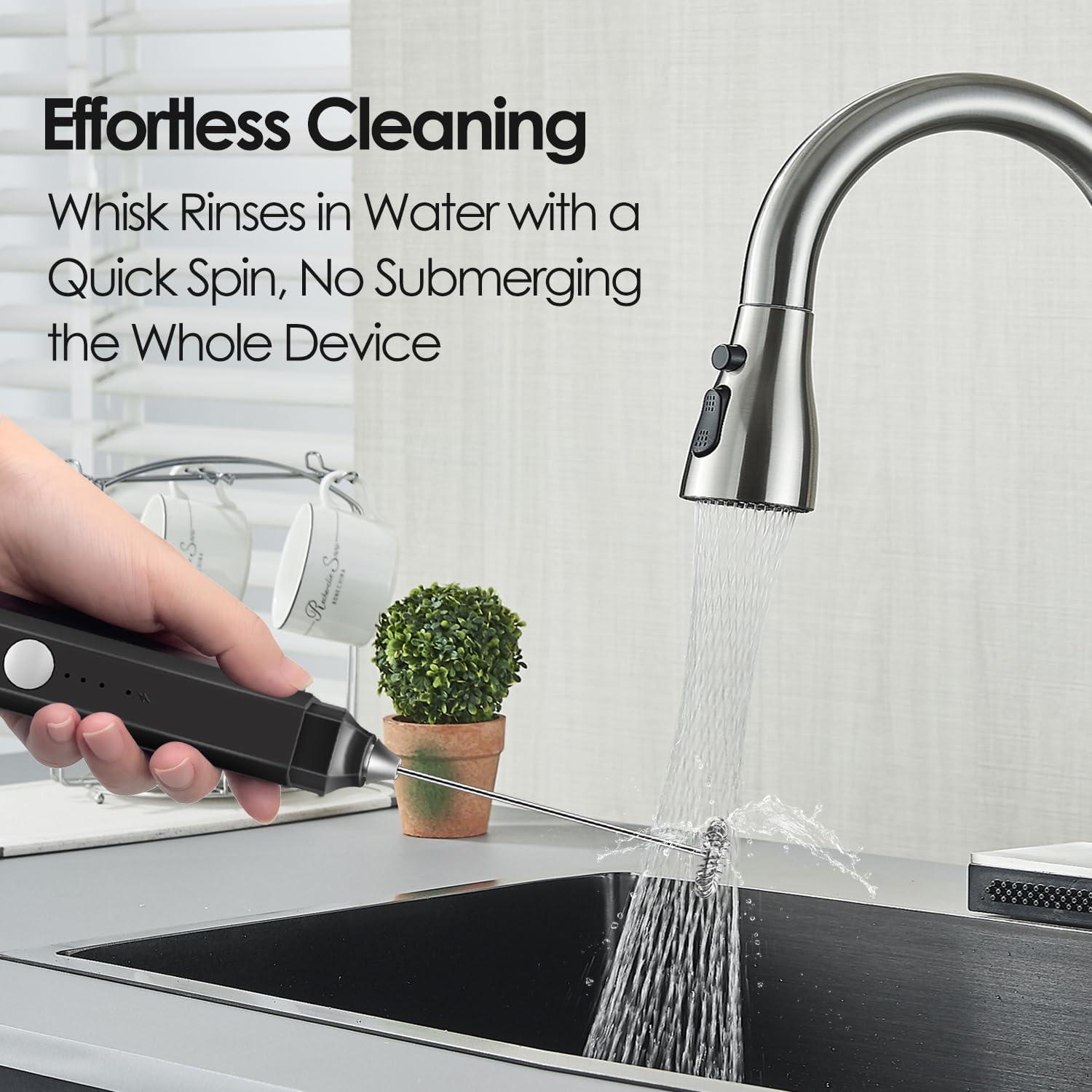 Espumador de Leche Recargable Styuanmmy 3 Velocidades 130g