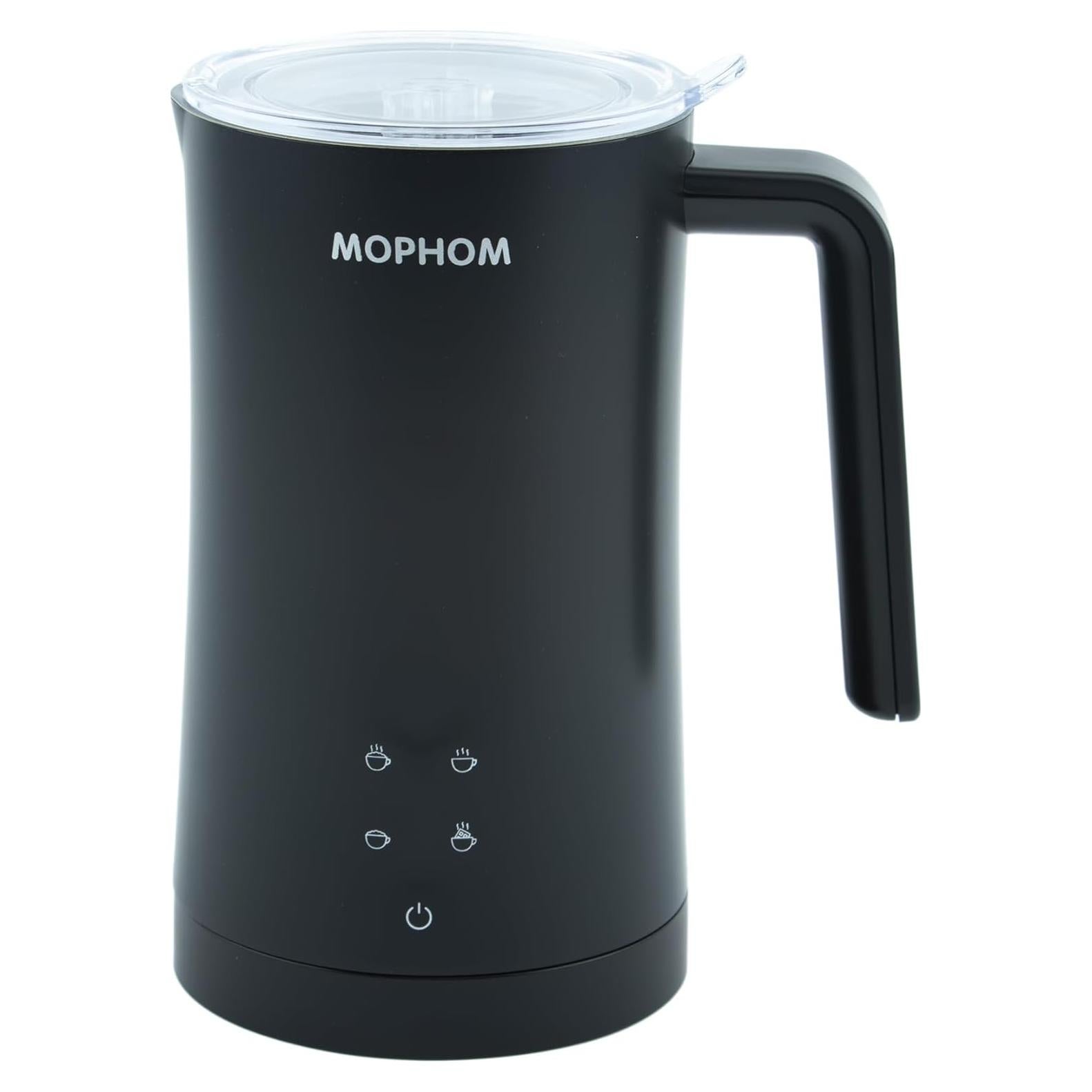 Espumador de Leche Mophom MMF02 350ml 4 en 1 Eléctrico Negro