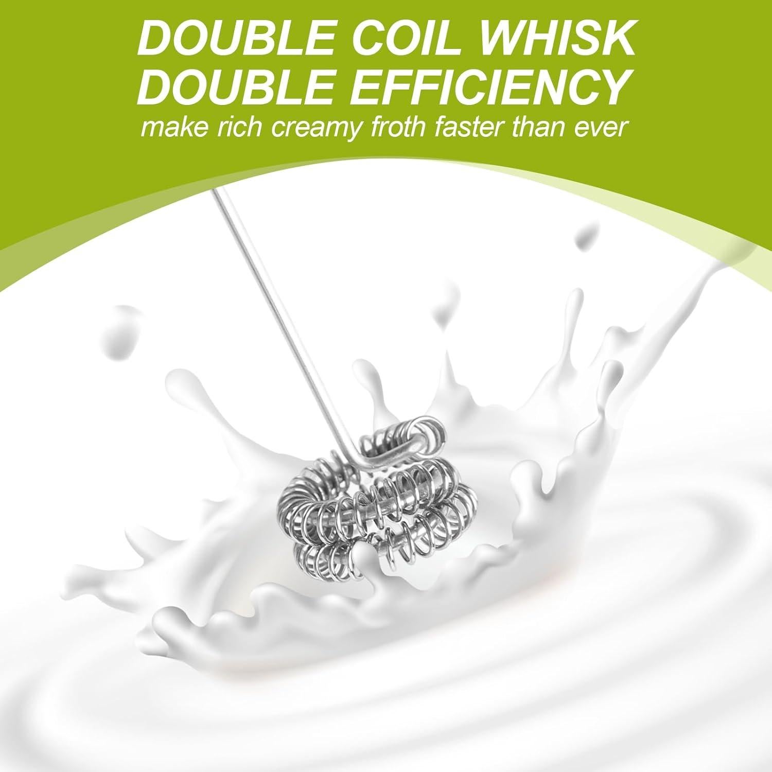 Espumador de Leche Eléctrico LetStay con Cucharita - 3 Velocidades