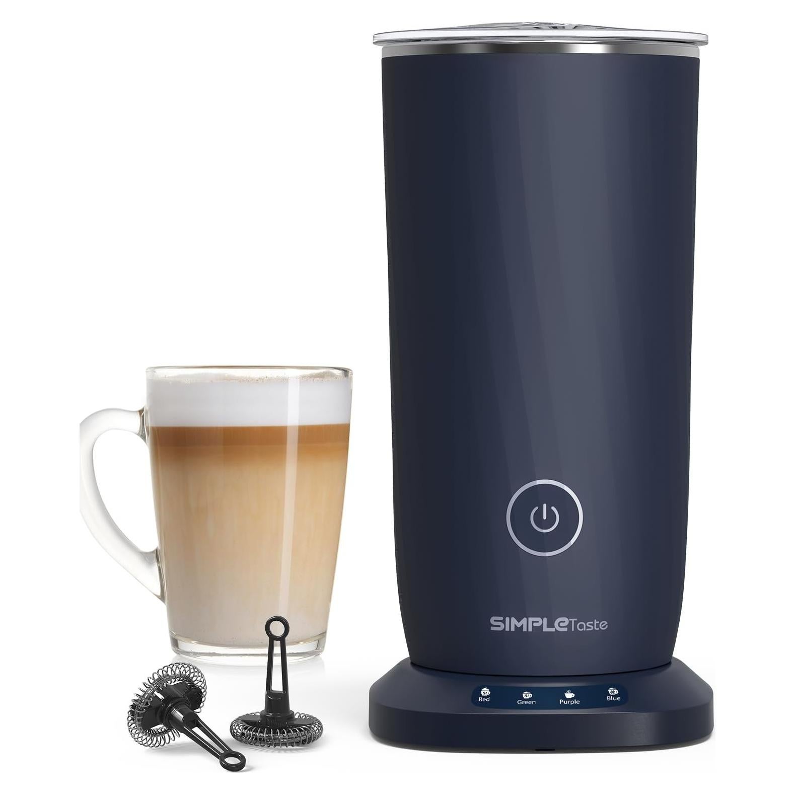 Espumador de Leche Eléctrico SIMPLETASTE 4-en-1 Azul 240ml