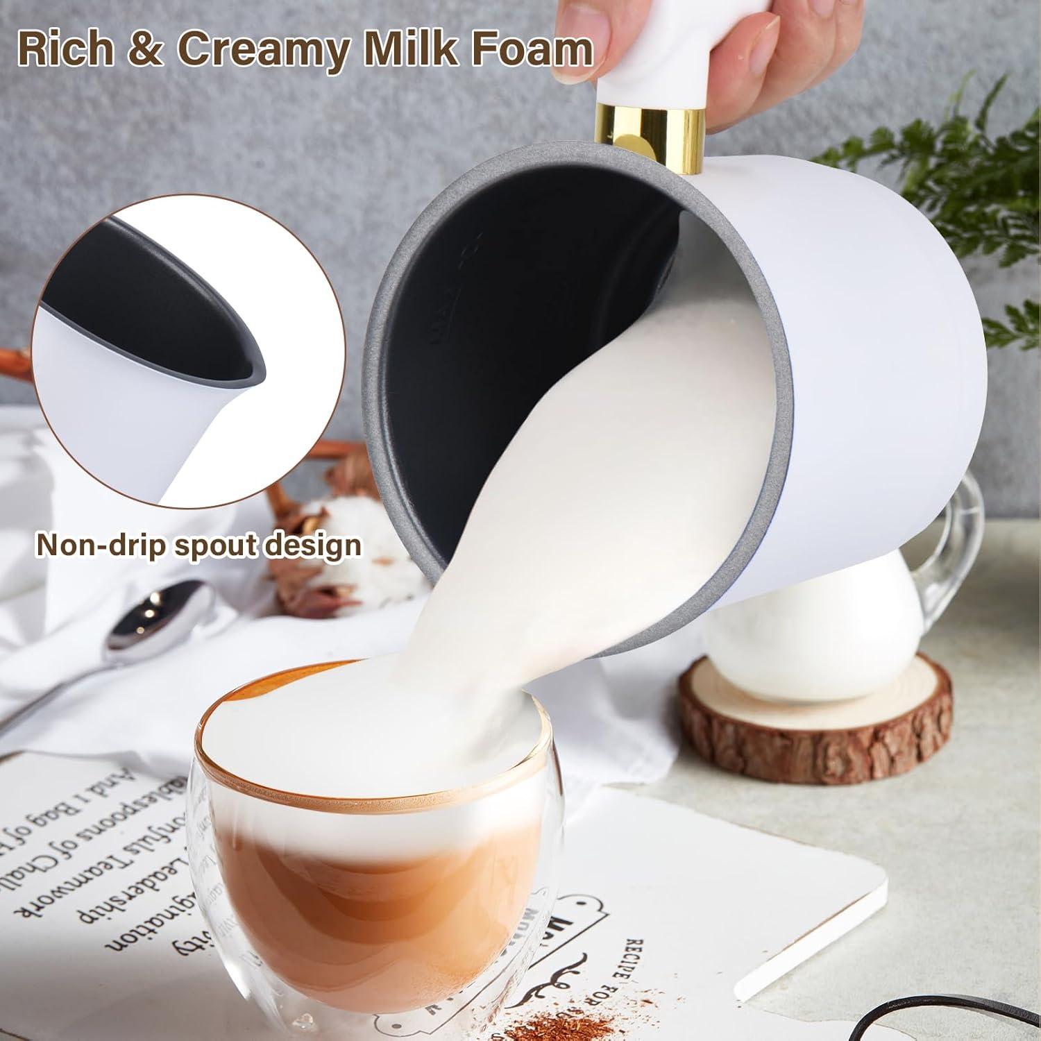 Espumador de Leche Eléctrico FRMITKL 430 ml Acero Inoxidable