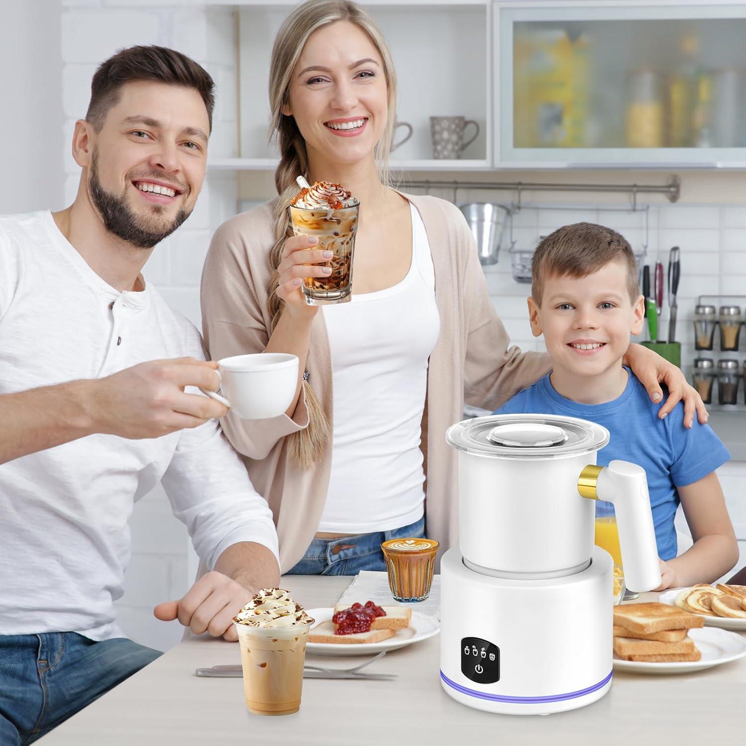 Espumador de Leche Eléctrico FRMITKL 430 ml Acero Inoxidable