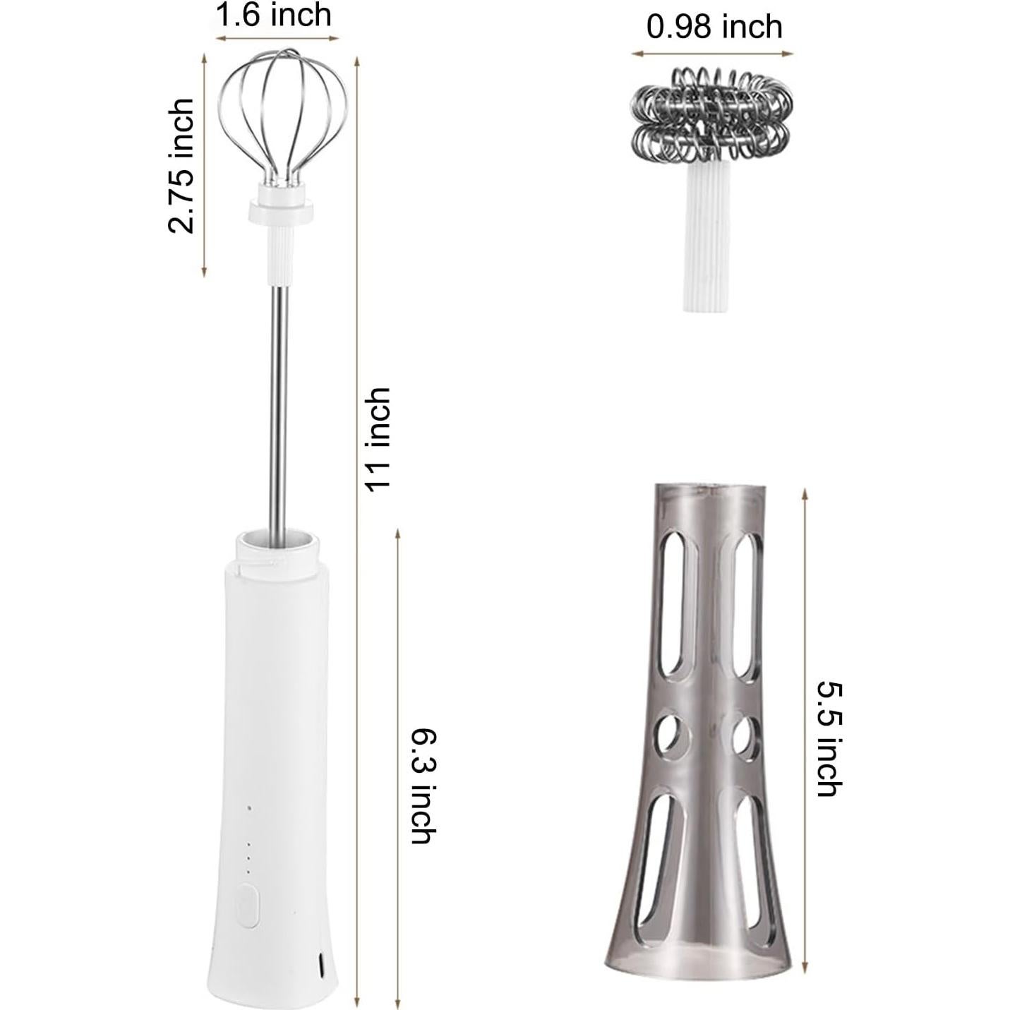 Batidor de Leche Eléctrico DENENTT NPQ04 Silencioso 15s