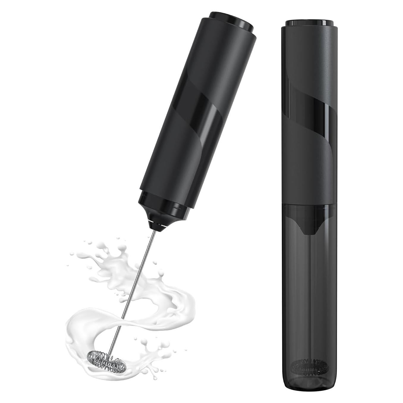 Espumador de Leche Eléctrico JIMYIU MF64-1 0.3L Negro