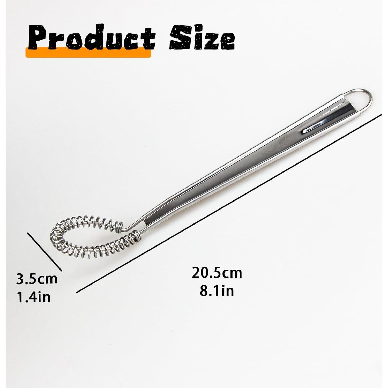 Batidor de Huevos Mini Lygchii Acero Inoxidable 2 Piezas