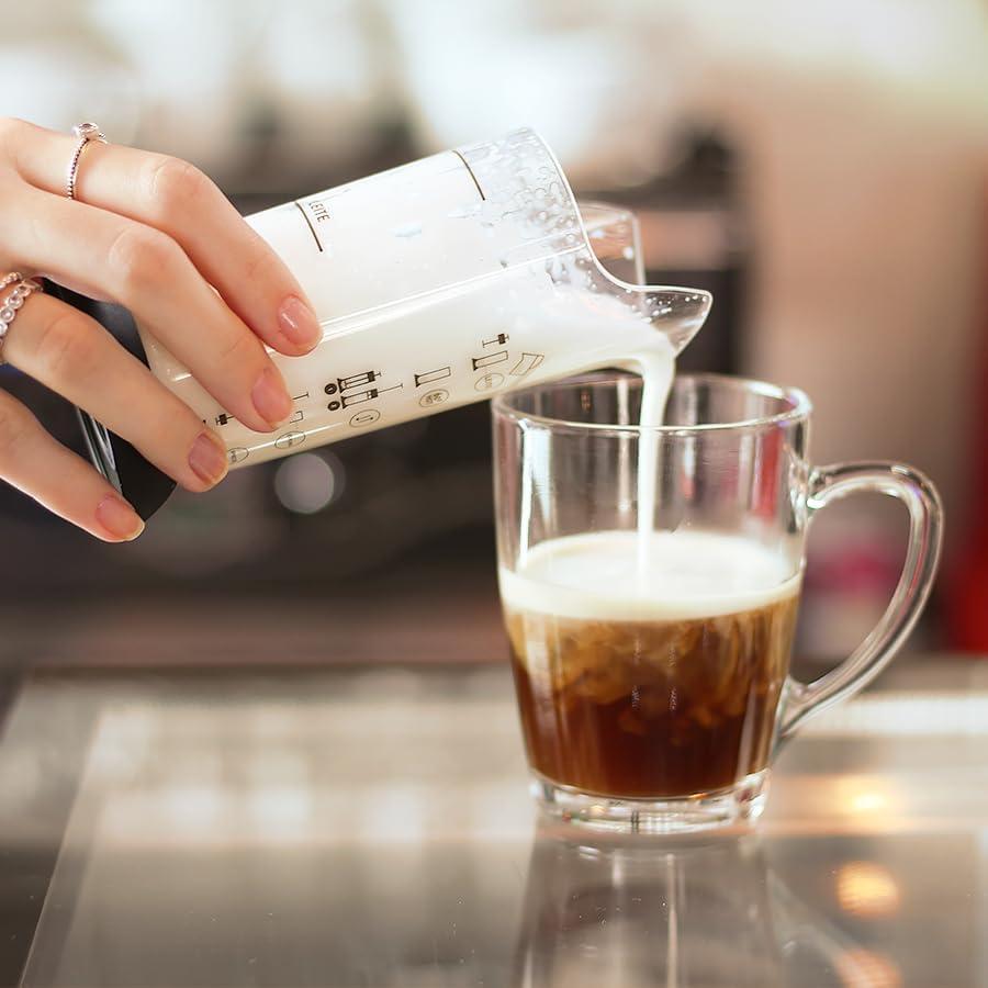 Espumador de Leche Manual Pressca 100 ml Negro - Sin BPA