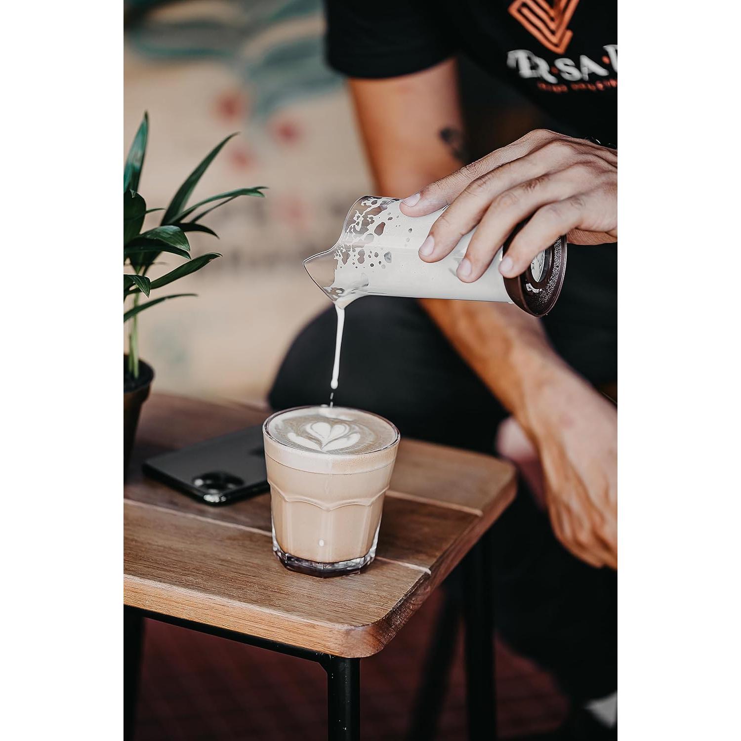 Espumador de Leche Manual Pressca 100 ml Negro - Sin BPA