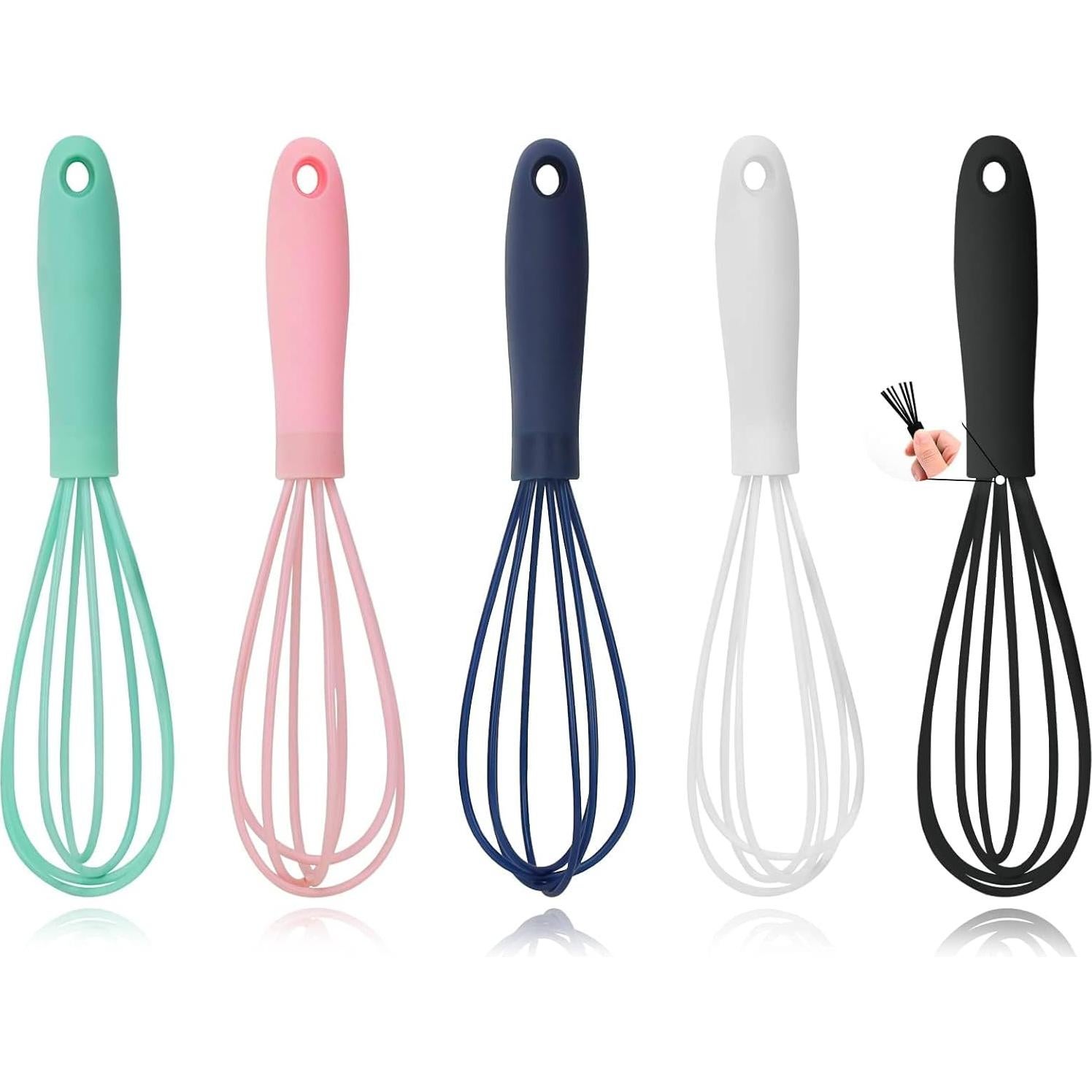 Set de 5 Batidores de Silicona NCAM - Antiadherente y Ergonómico