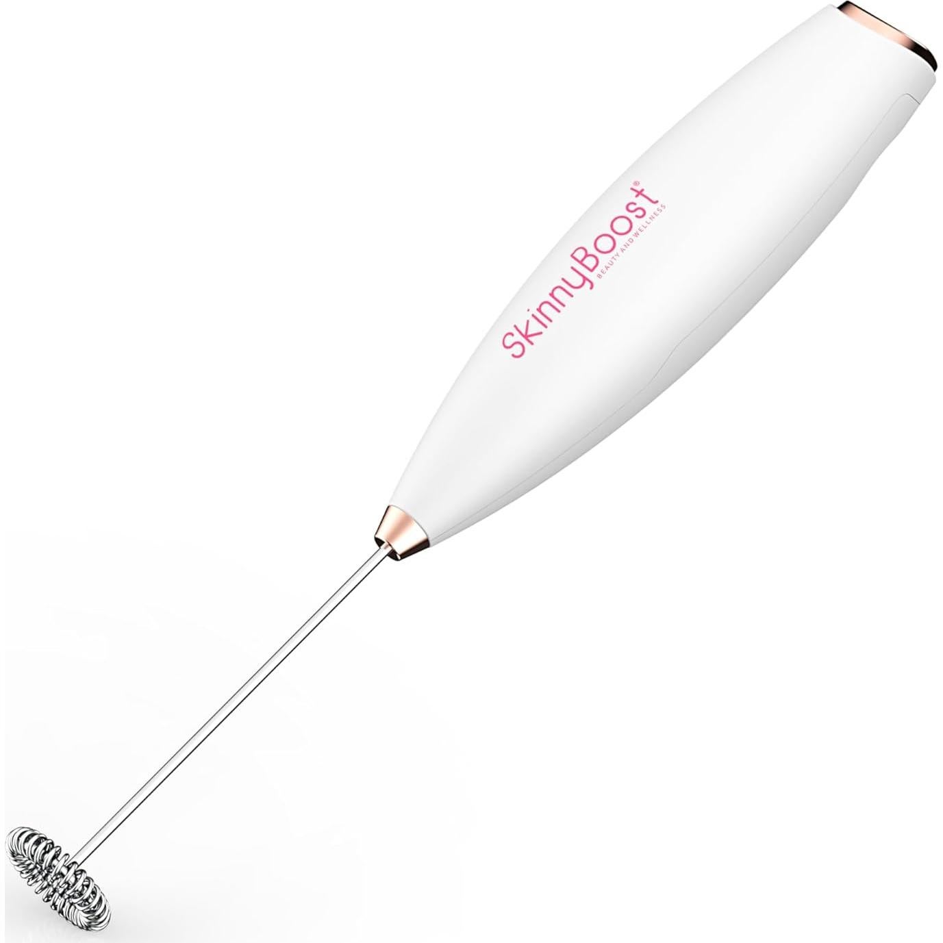 Espumador de Leche Eléctrico SkinnyBoost - Blanco Oro Rosa