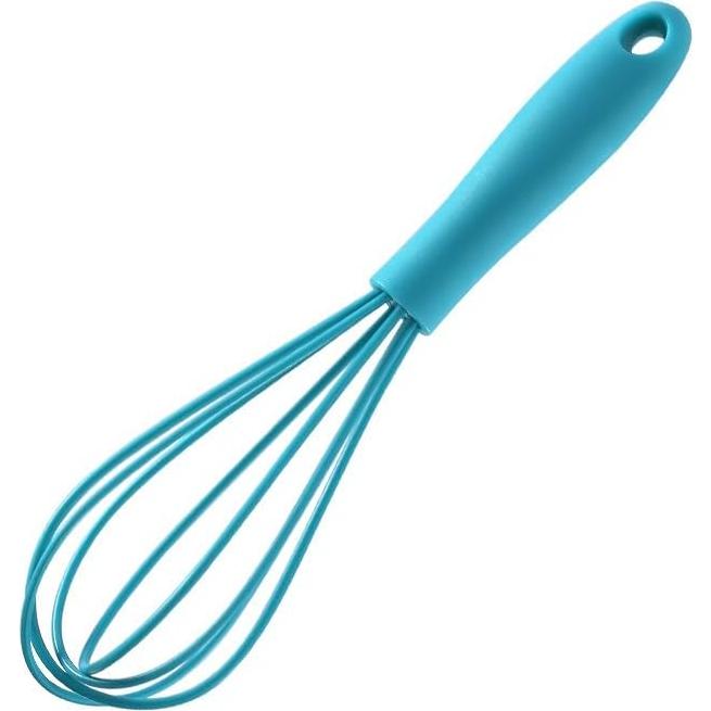 Juego de 6 Batidores de Silicona LZDGZZ - Mini Batidores Azul