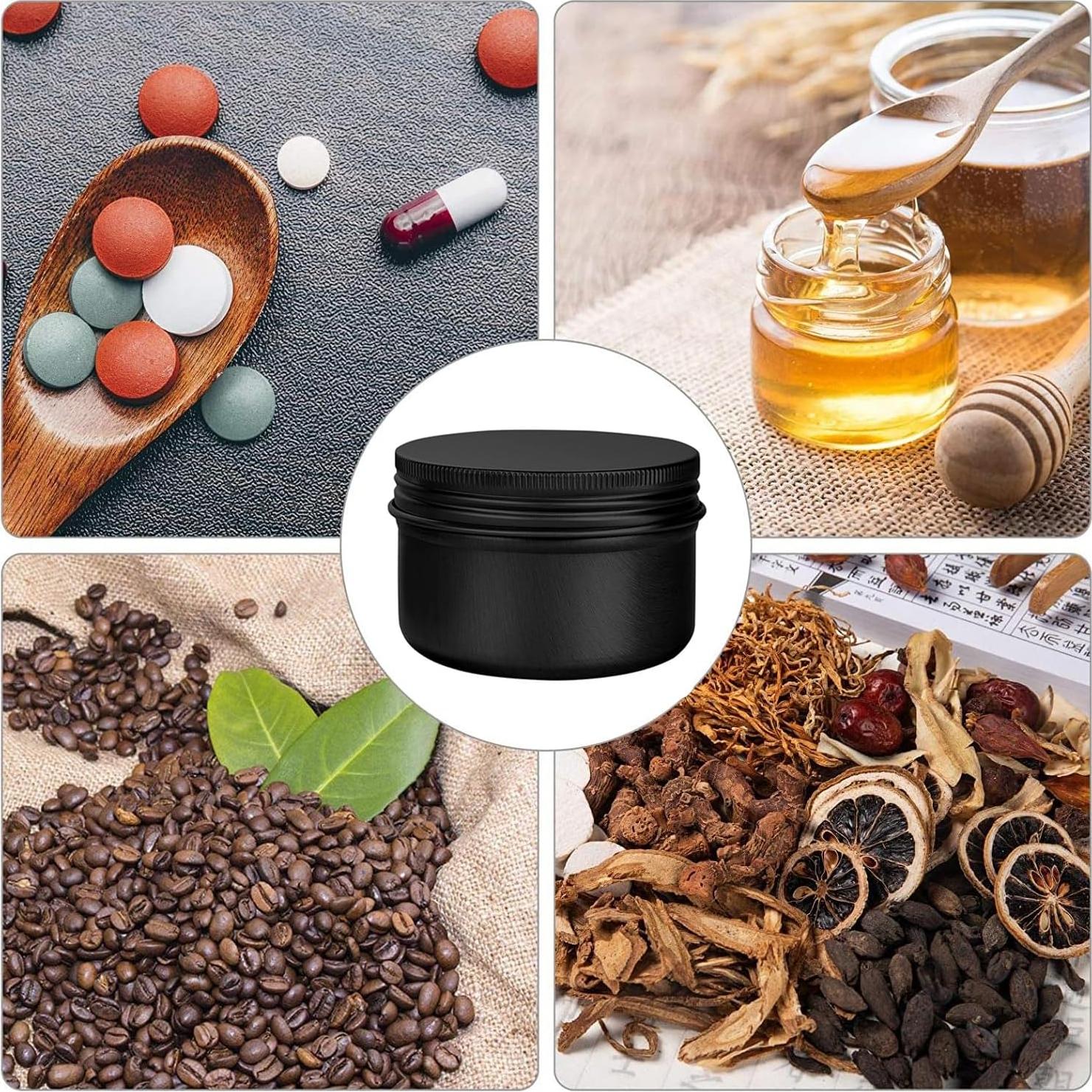 Paquete de 6 latas de aluminio 120 ml con tapa de tornillo WANBAO