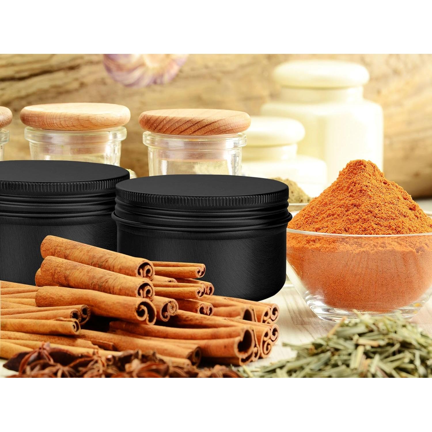 Paquete de 6 latas de aluminio 120 ml con tapa de tornillo WANBAO