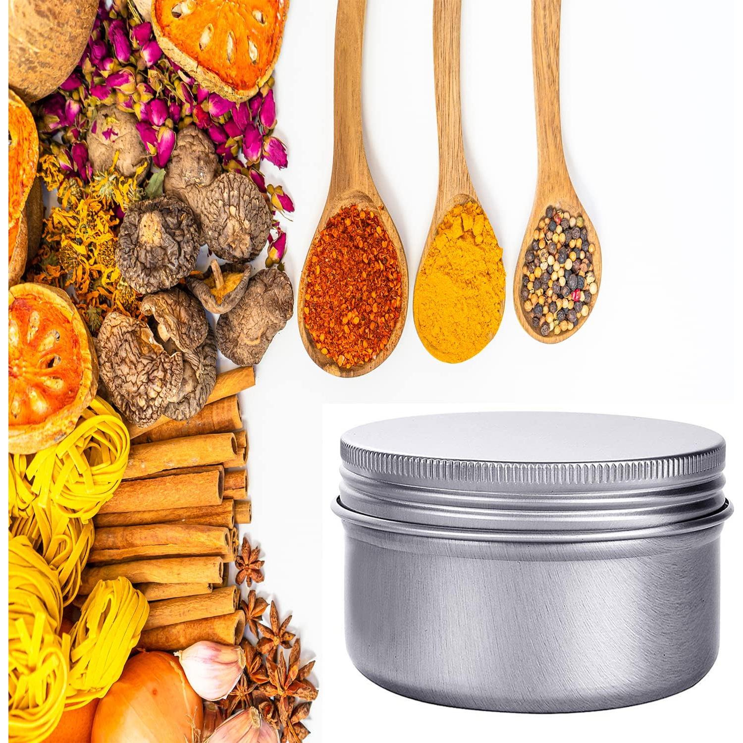 Contenedores de Aluminio 180 mL Hulless - 6 Pcs con Tapa