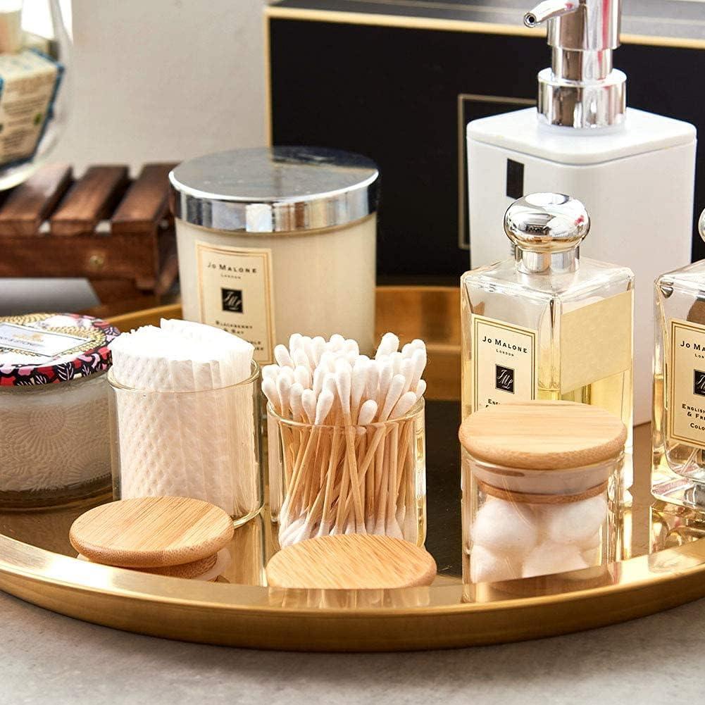 20 Tarros de Especias de Vidrio ZPGXLRZ con Tapas de Bambú 73ml