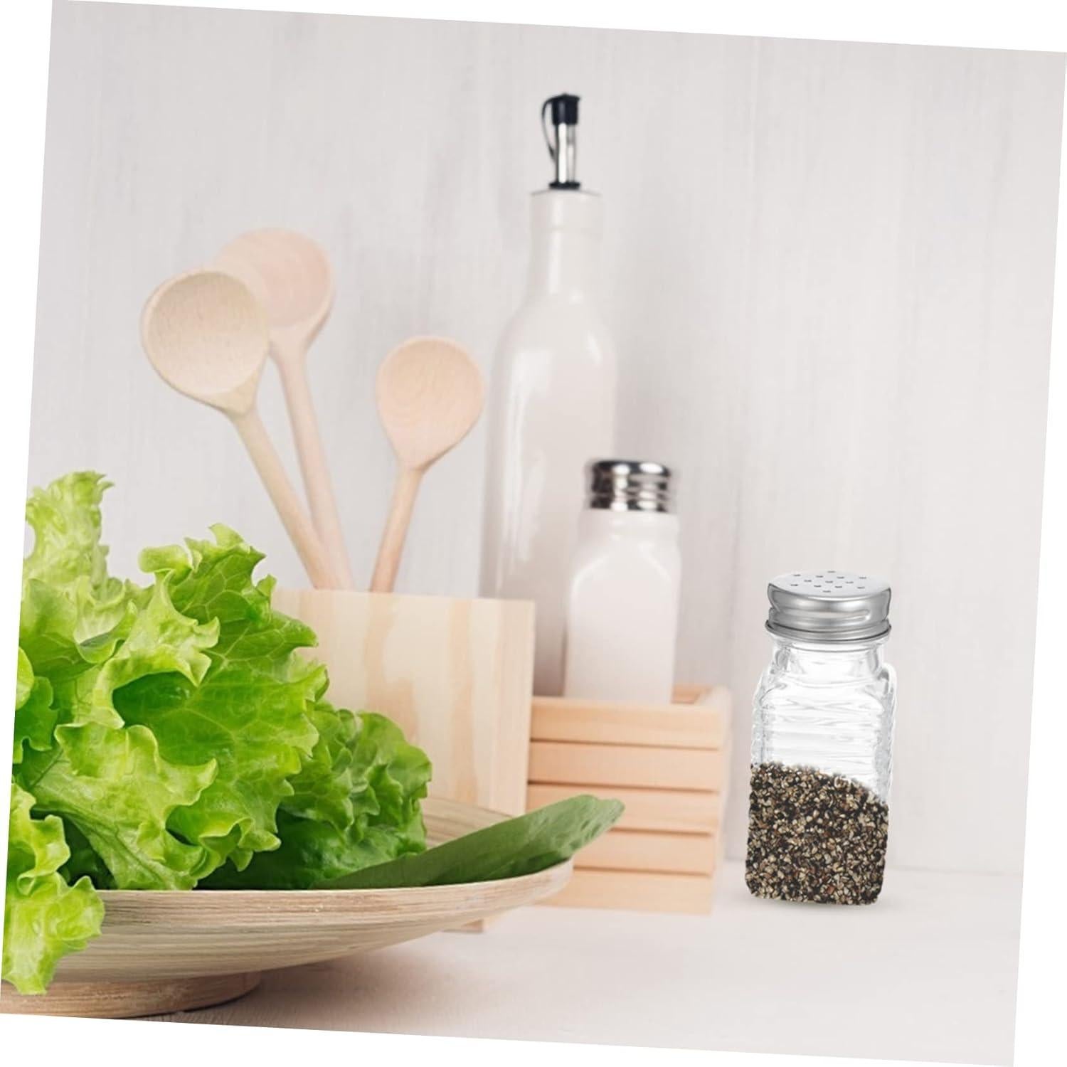 Set 6 Botellas de Vidrio para Condimentos Zerodeko