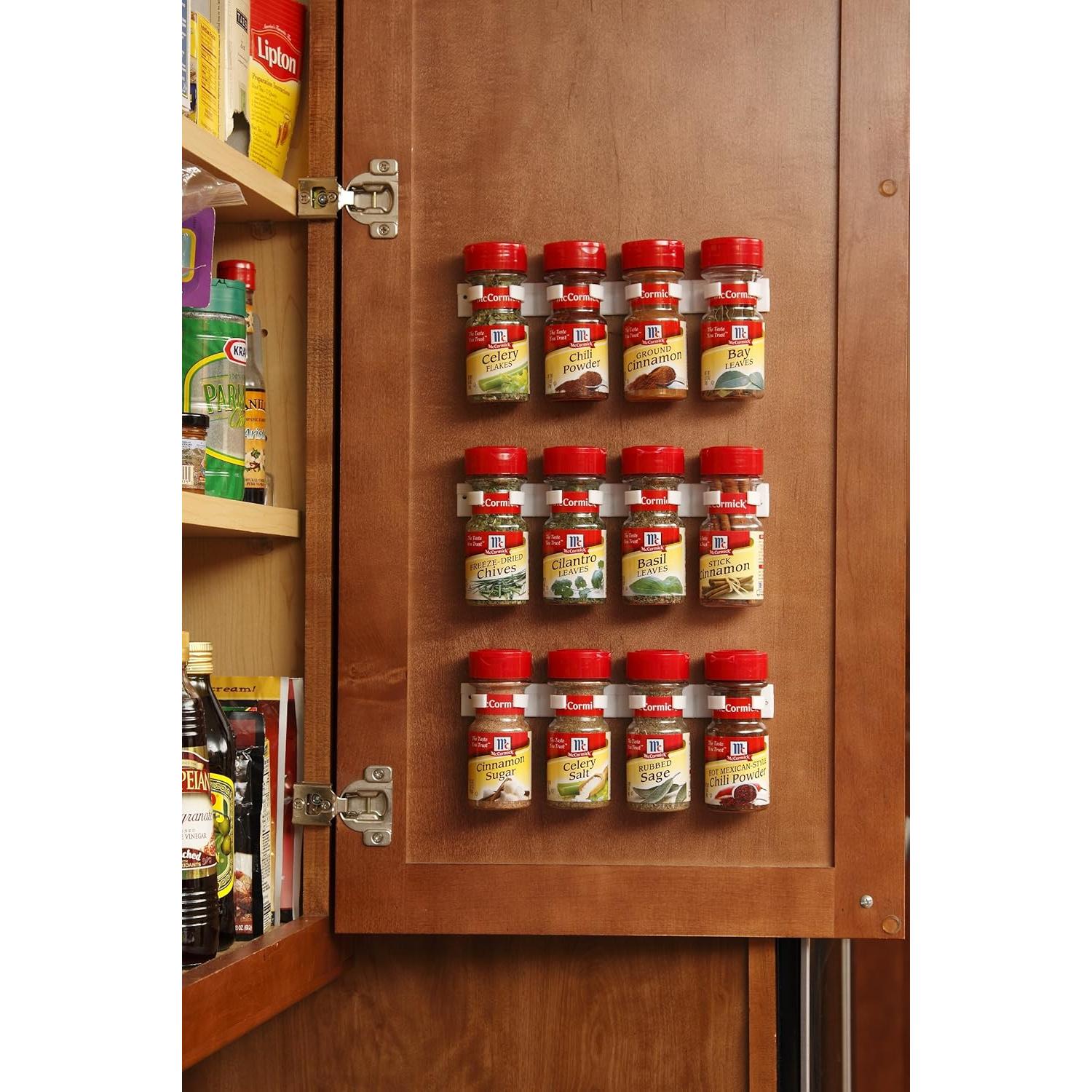 Clips para Especias Bellemain - Set de 3, Ajustables y Adhesivos