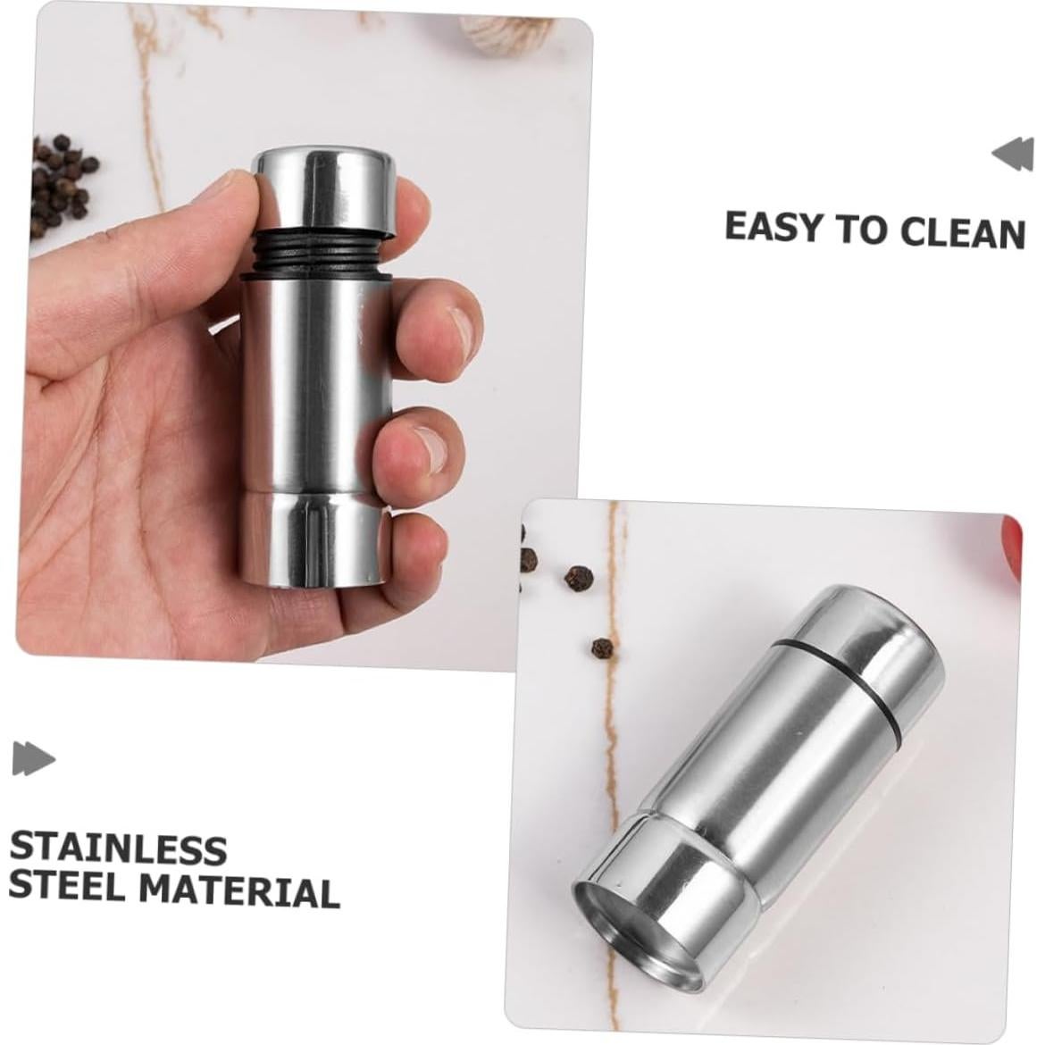 Contenedor de Condimentos Garneck de Acero Inoxidable 7.29cm