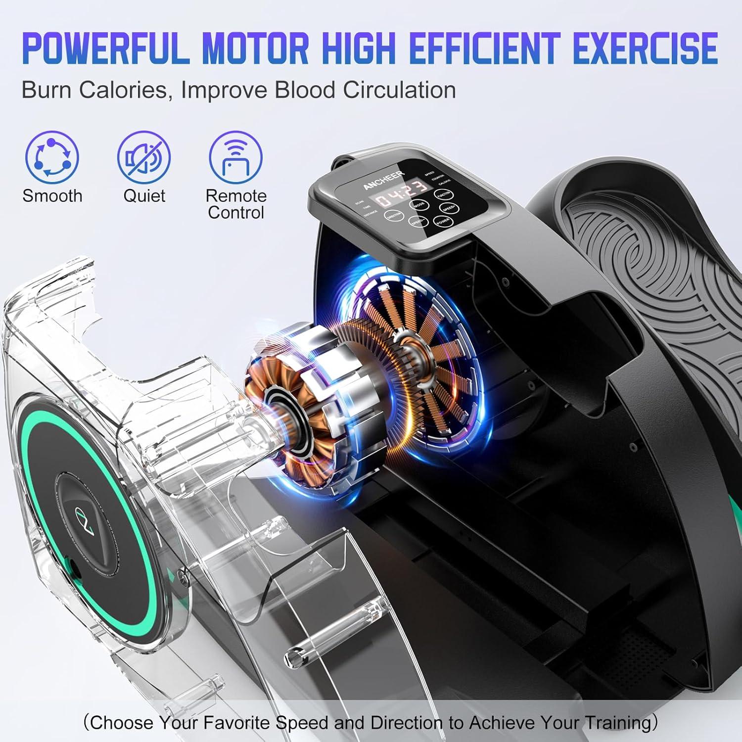 Máquina Elíptica Bajo Escritorio ANCHEER AMA006007, Compacta y Silenciosa
