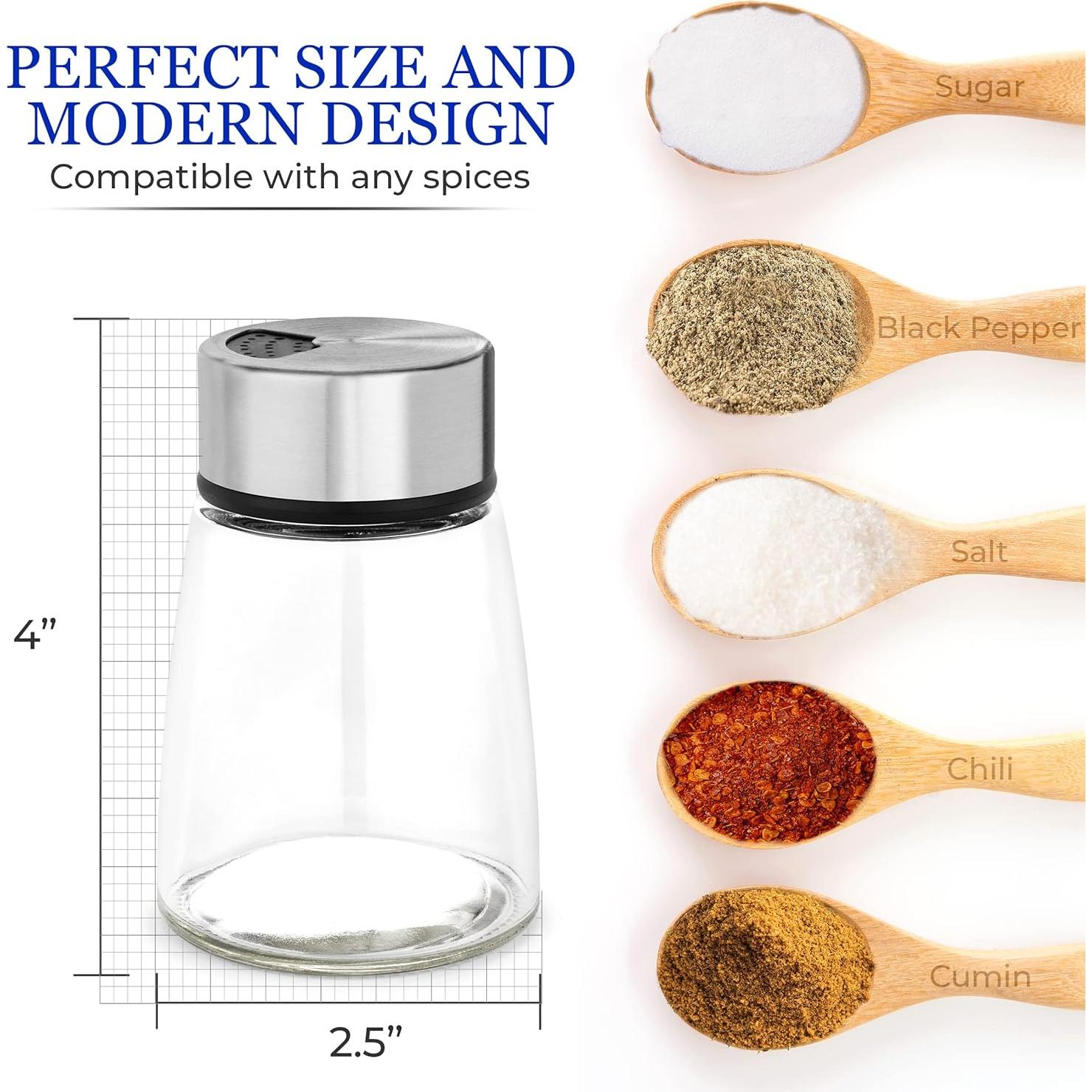 Salero y Pimentero Ajustable Kitchen-GO de Acero Inoxidable