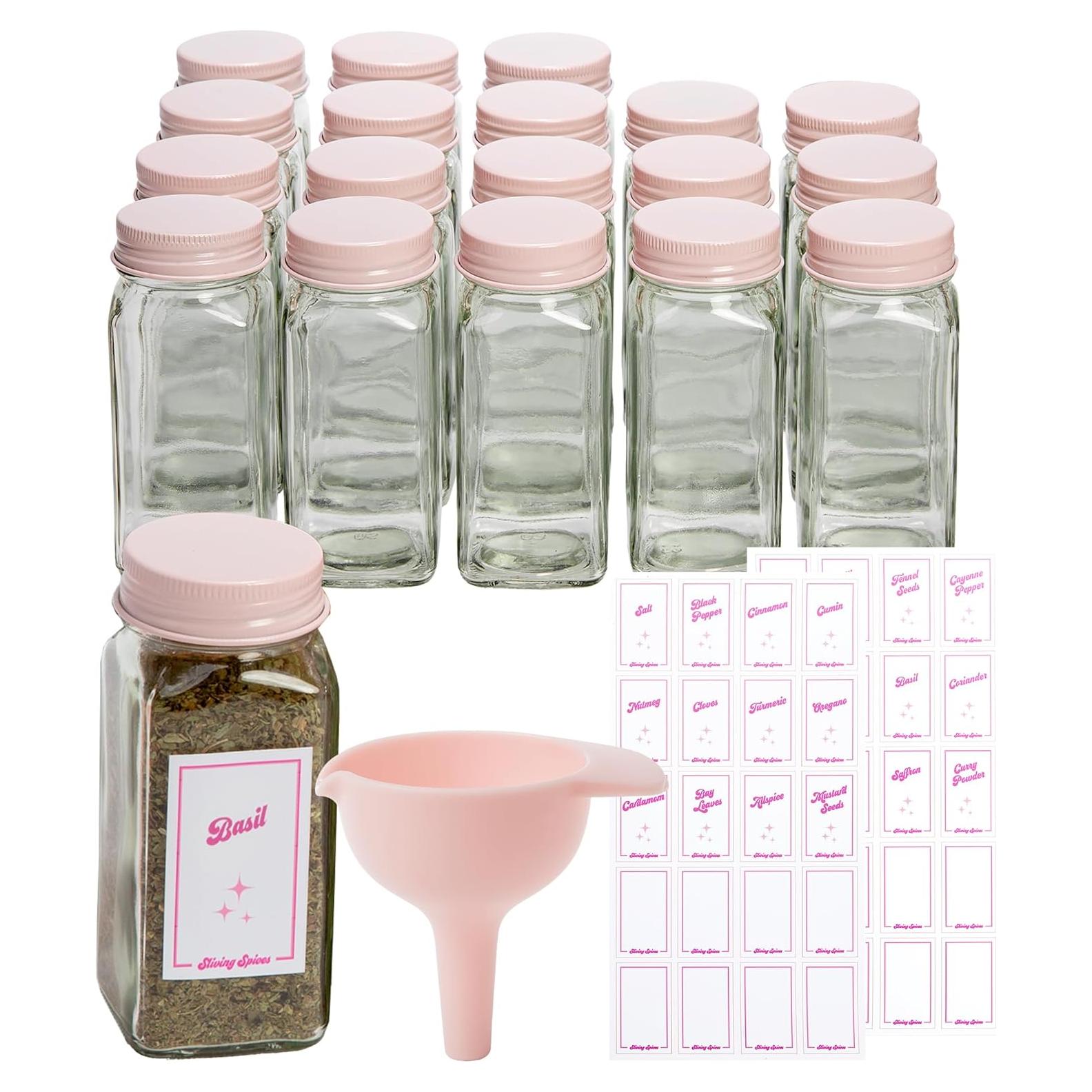 Juego de frascos de especias de vidrio Paris Hilton 20 piezas