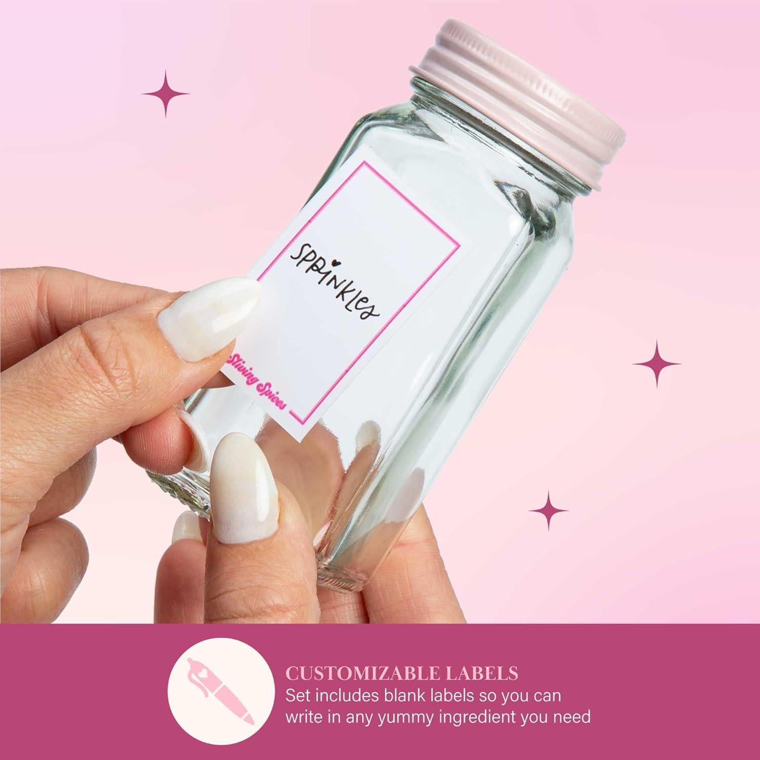 Juego de frascos de especias de vidrio Paris Hilton 20 piezas