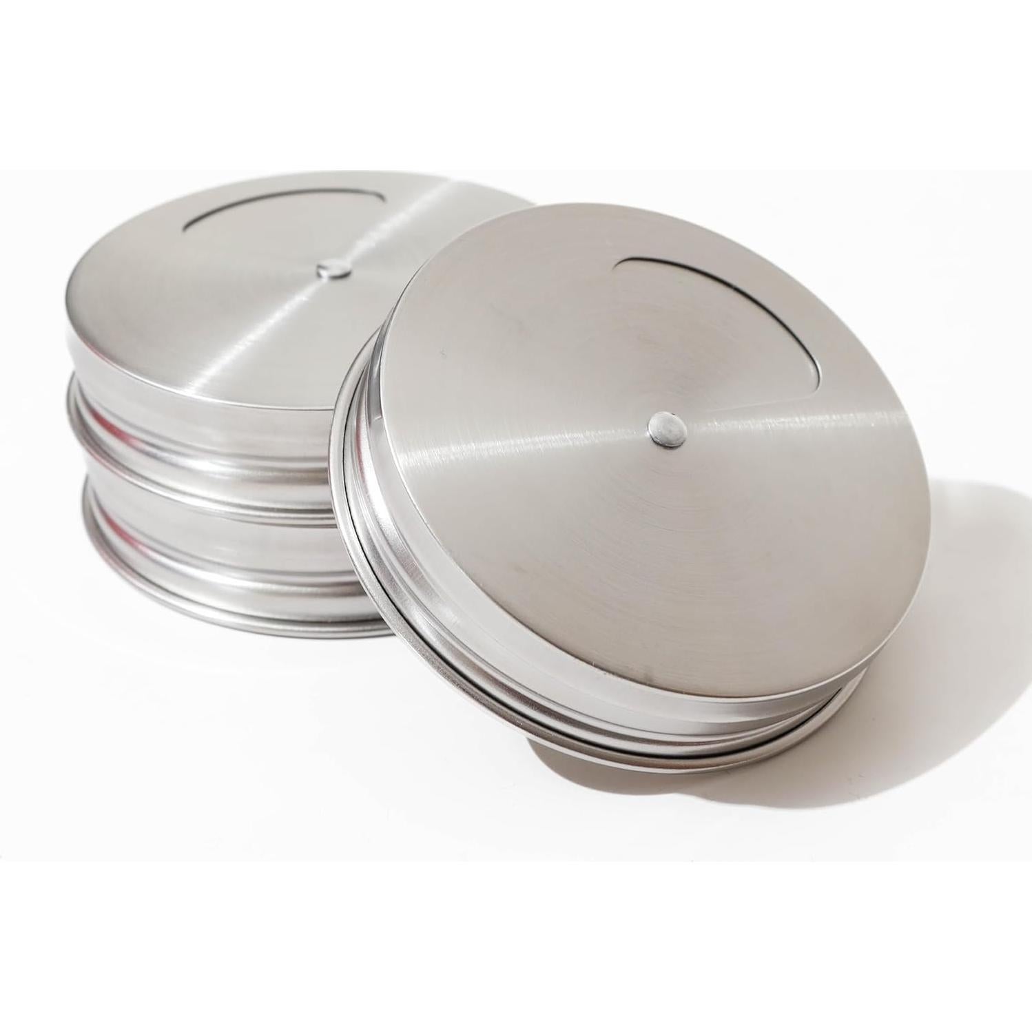 Tapa de Especias Ajustable ByteX Acero Inoxidable Paquete de 4