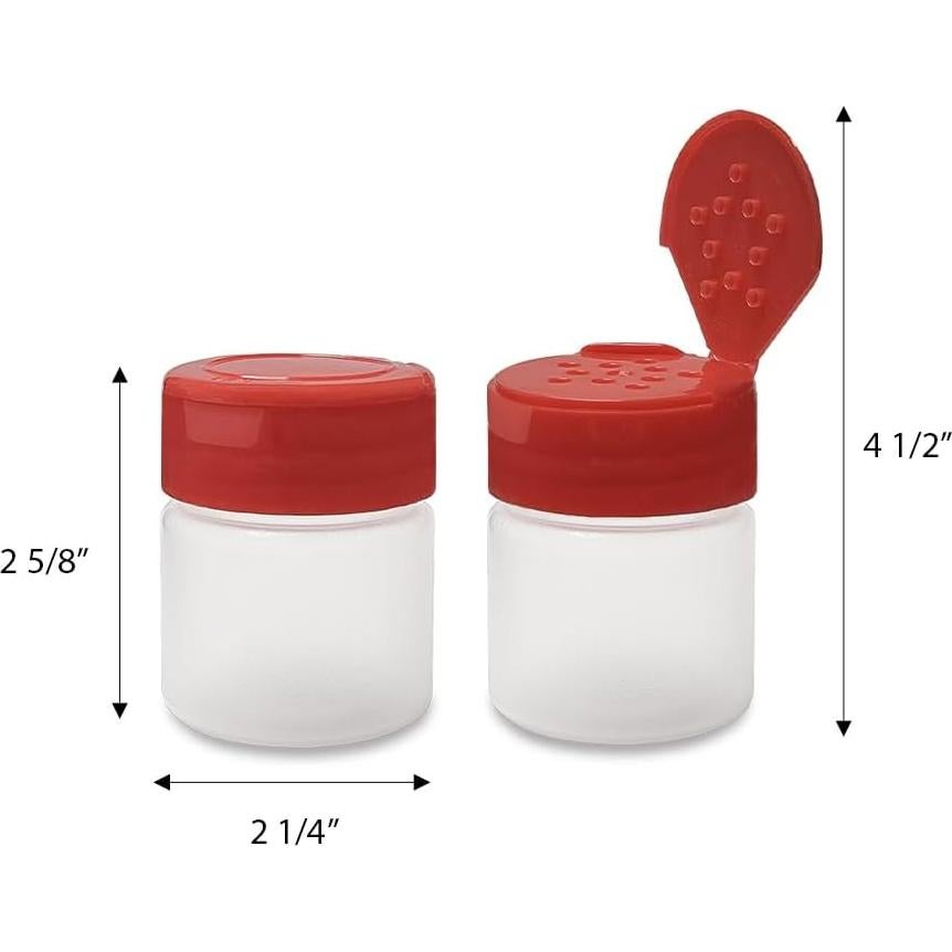 Tarros de Plástico para Especias 1 oz ljdeals - Paquete de 12
