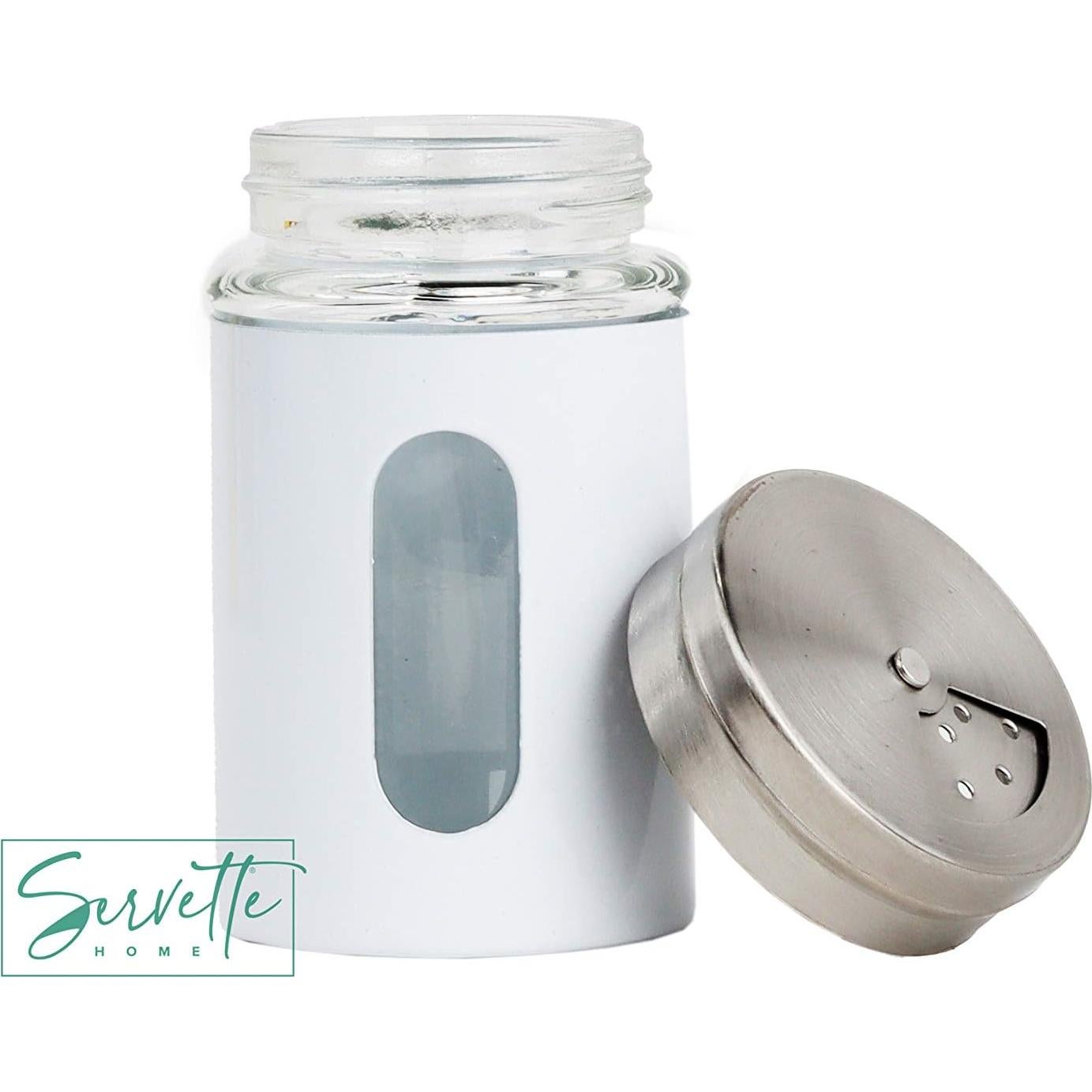 Salero y Pimentero Retro Servette Home Vidrio Set de 2